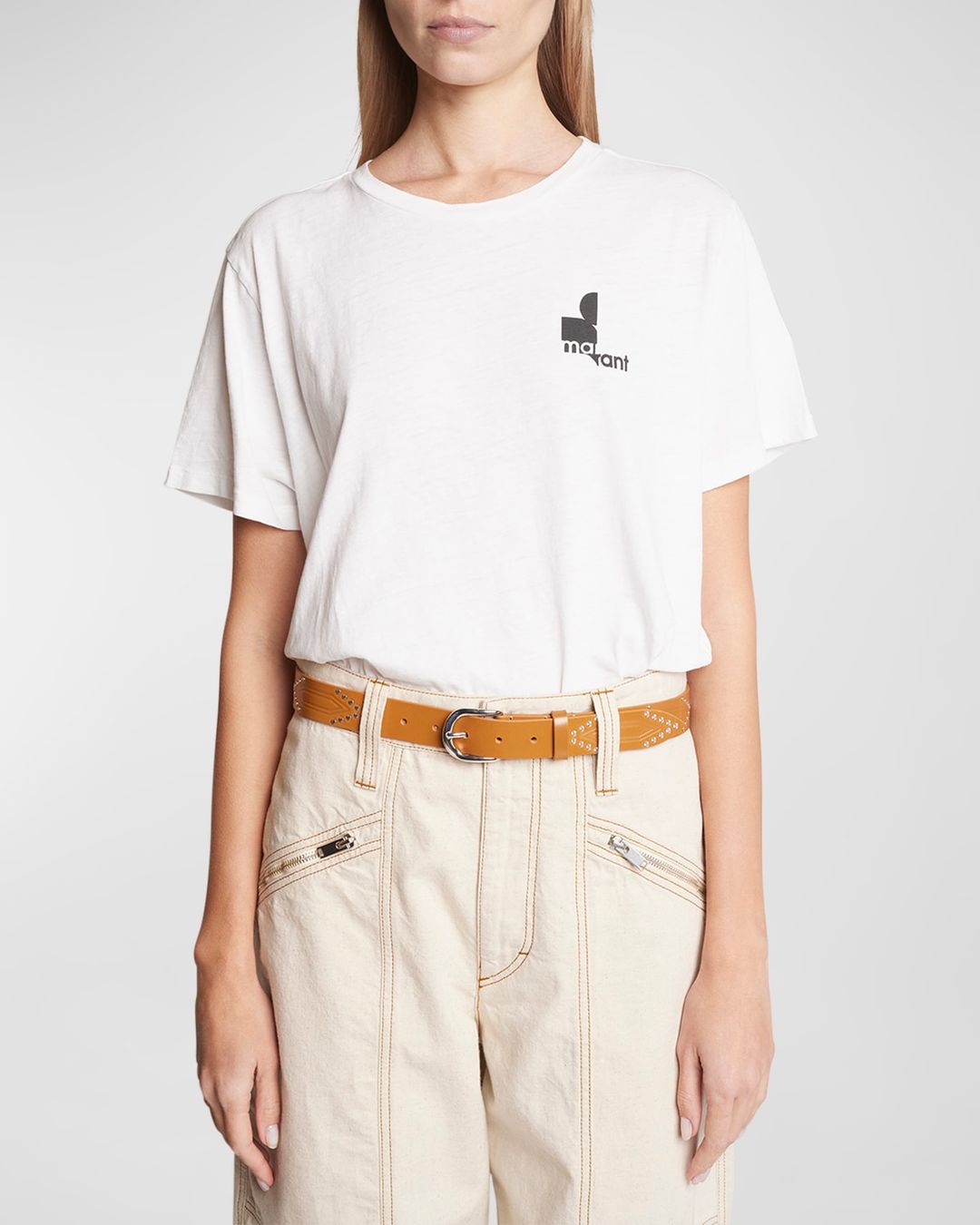 Telly GD Studded Leather Belt