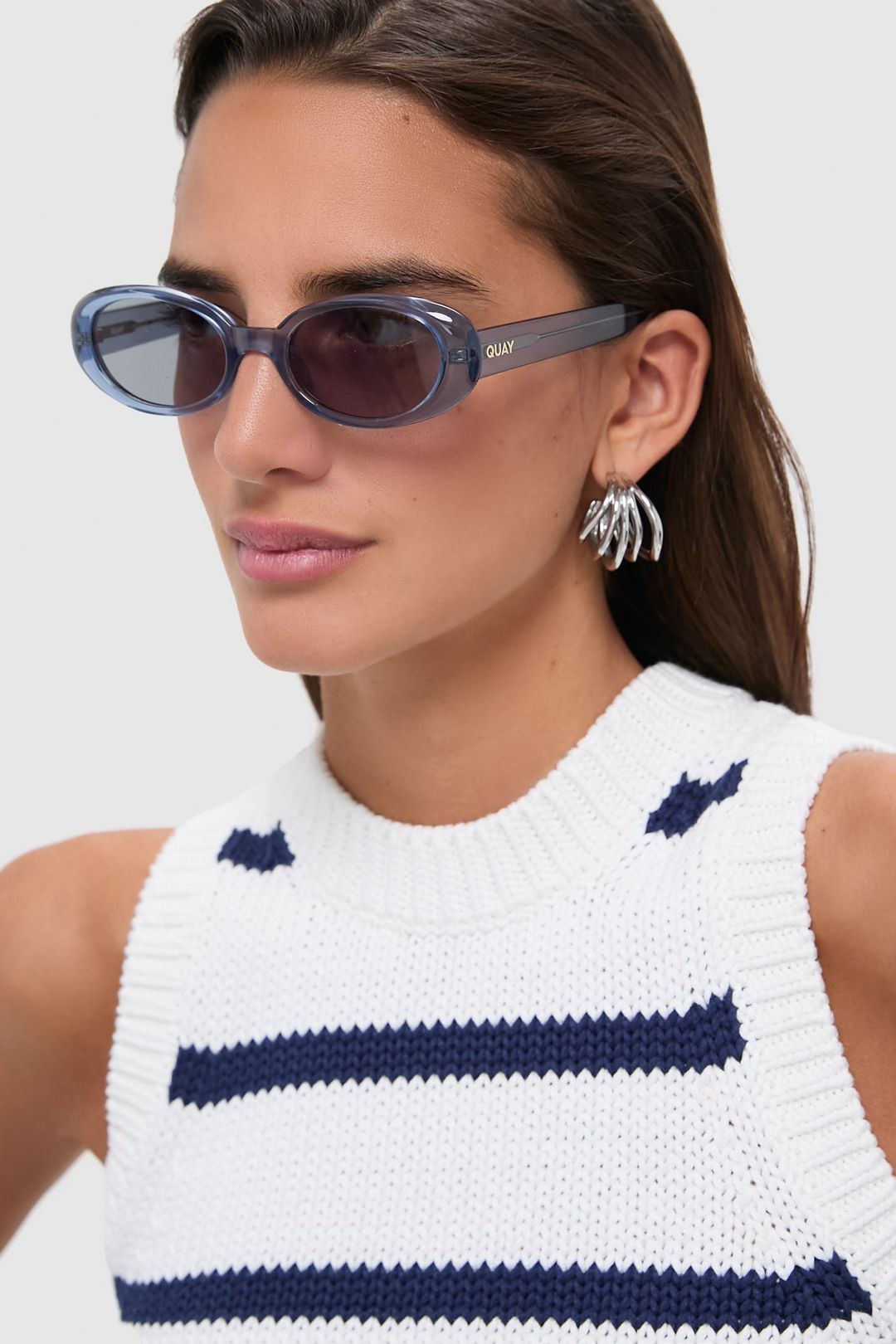 Perri Smoke Felt Cute Sunglasses #2