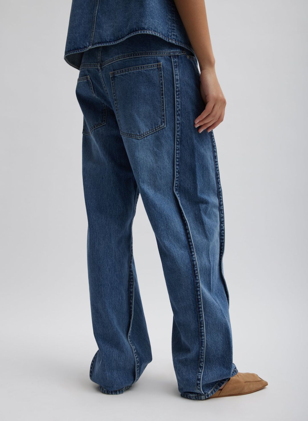 Spring Denim Tuck Jean #5