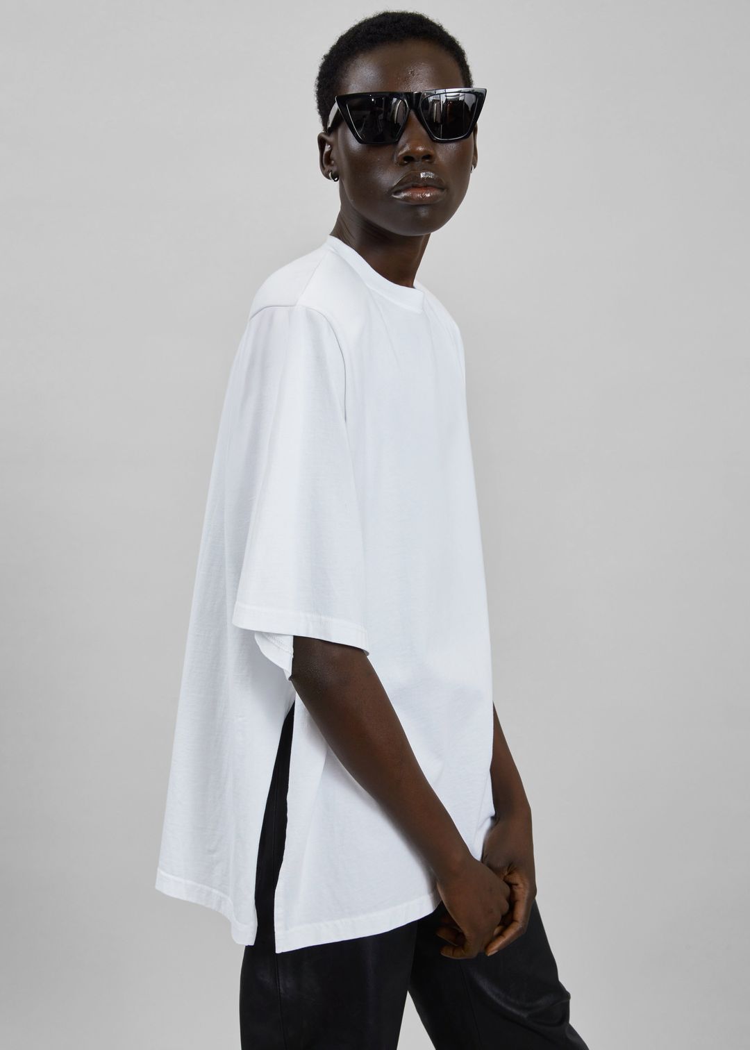 Anira Padded T-Shirt - White #4