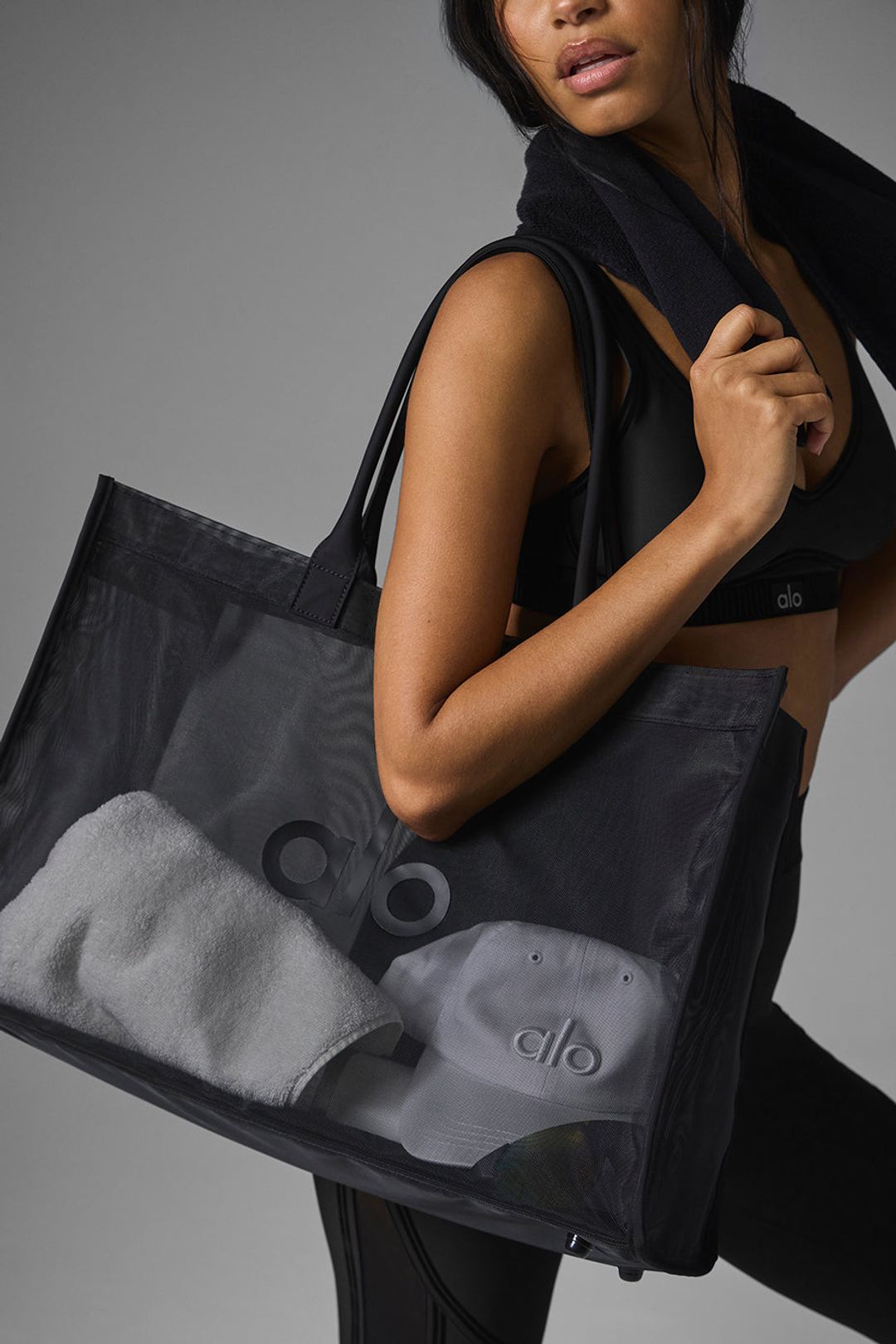 Sheer Tote Bag - Black #3