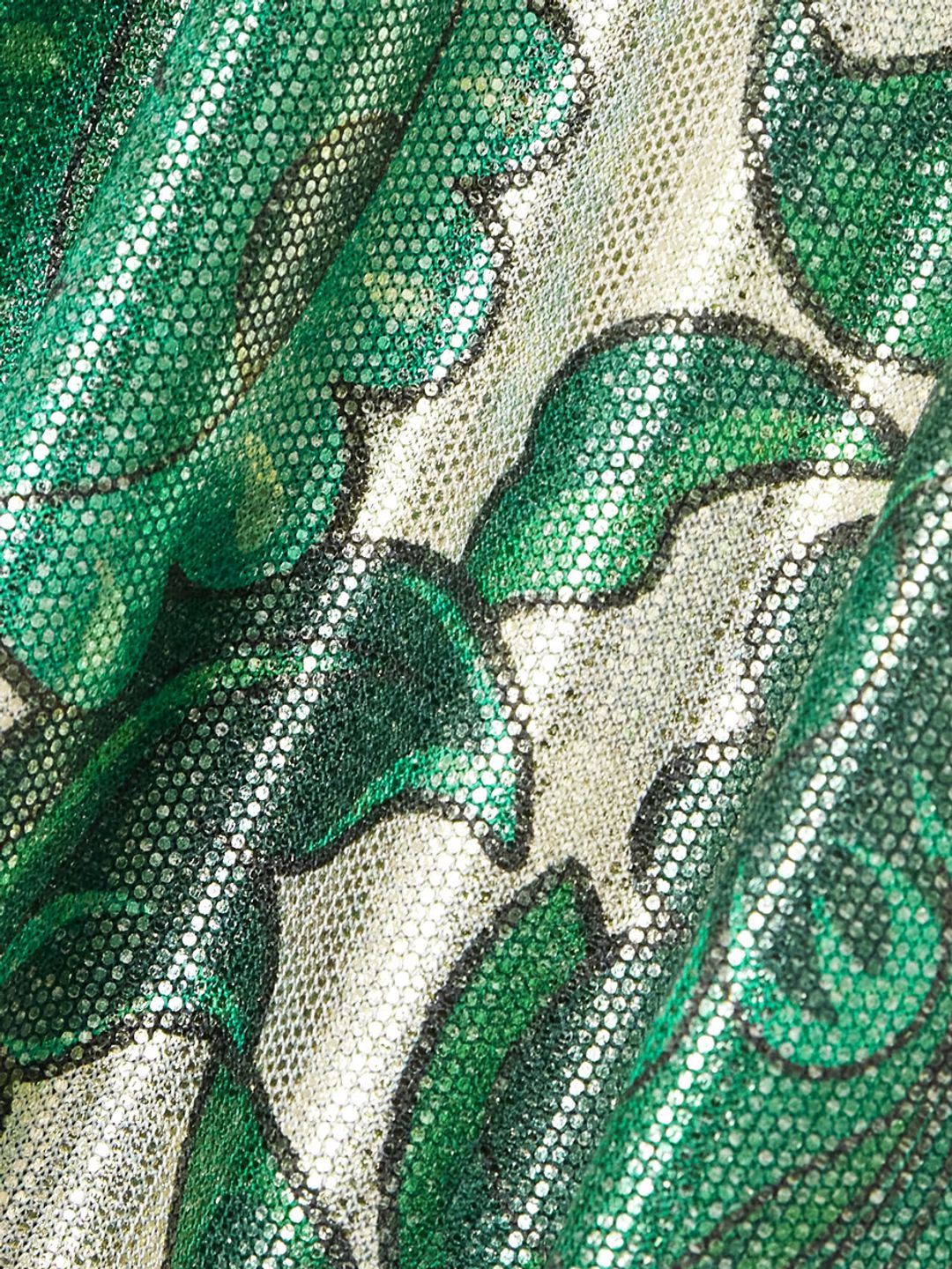 Etro Maxi Paisley Printed Laminated Jersey Dress #5