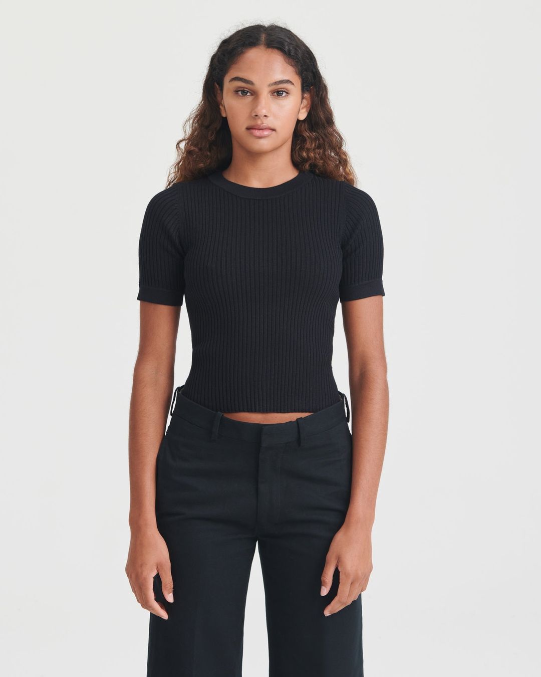 Silk Cashmere Short Sleeve Tee #4