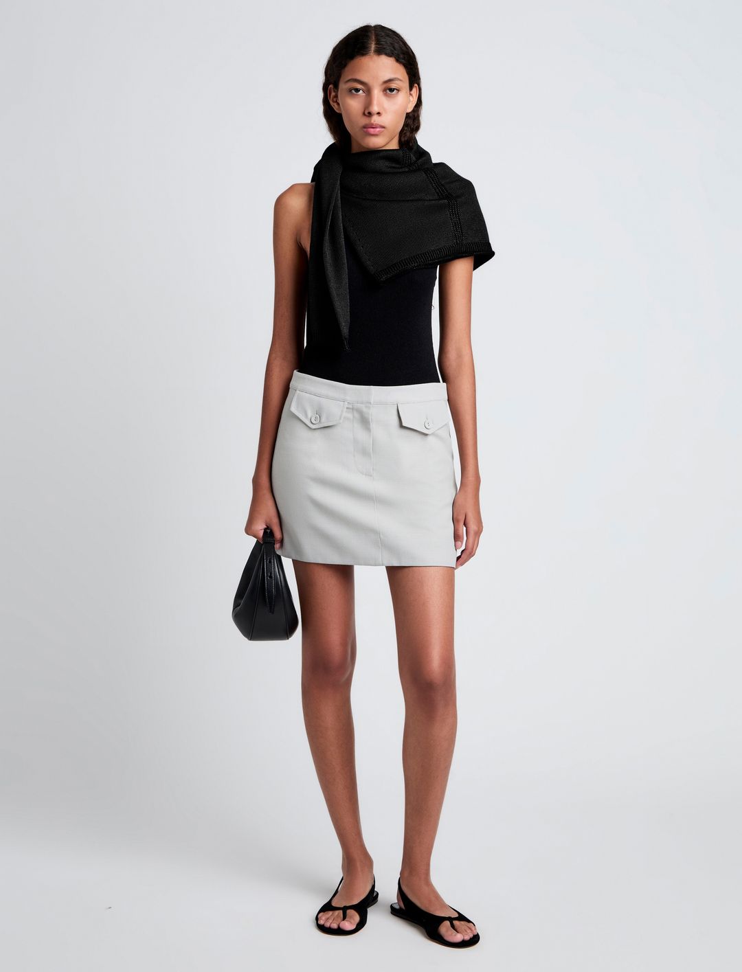 Jamison Skirt in Wool Melange #3