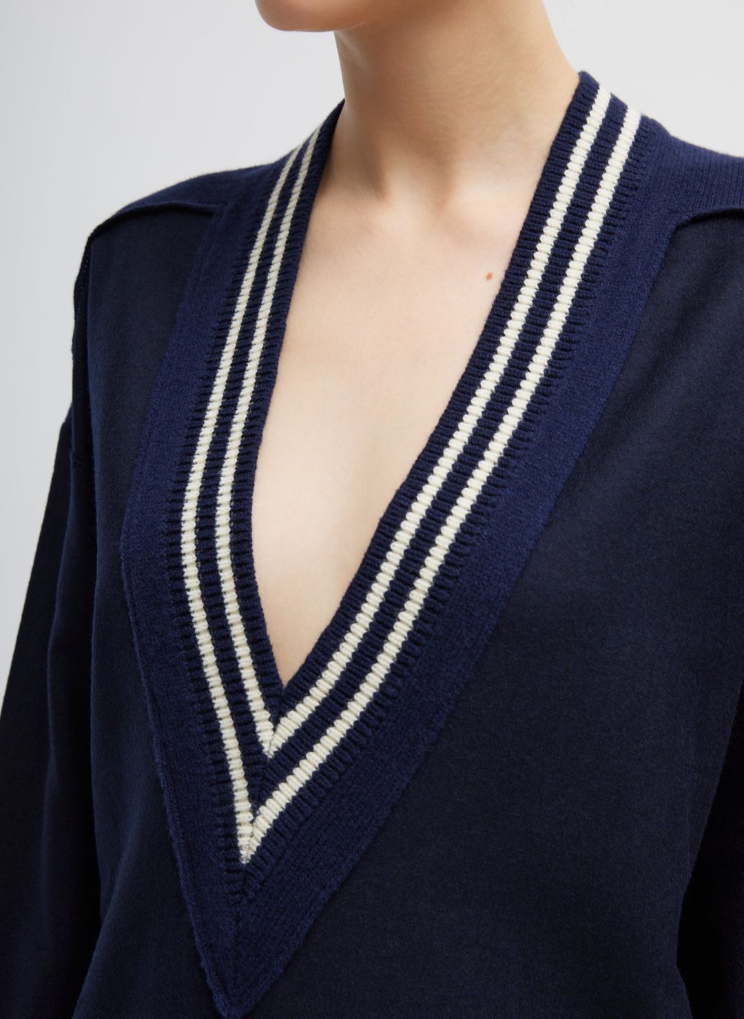 Tilden Deep V-Neck Tennis Sweater #6