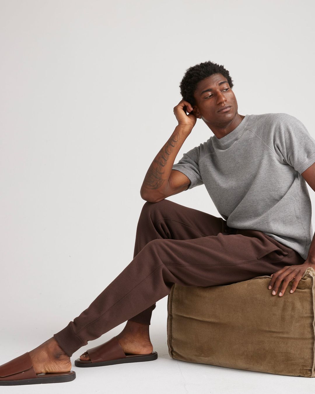 Men's Recycled Fleece Tapered Sweatpant #4