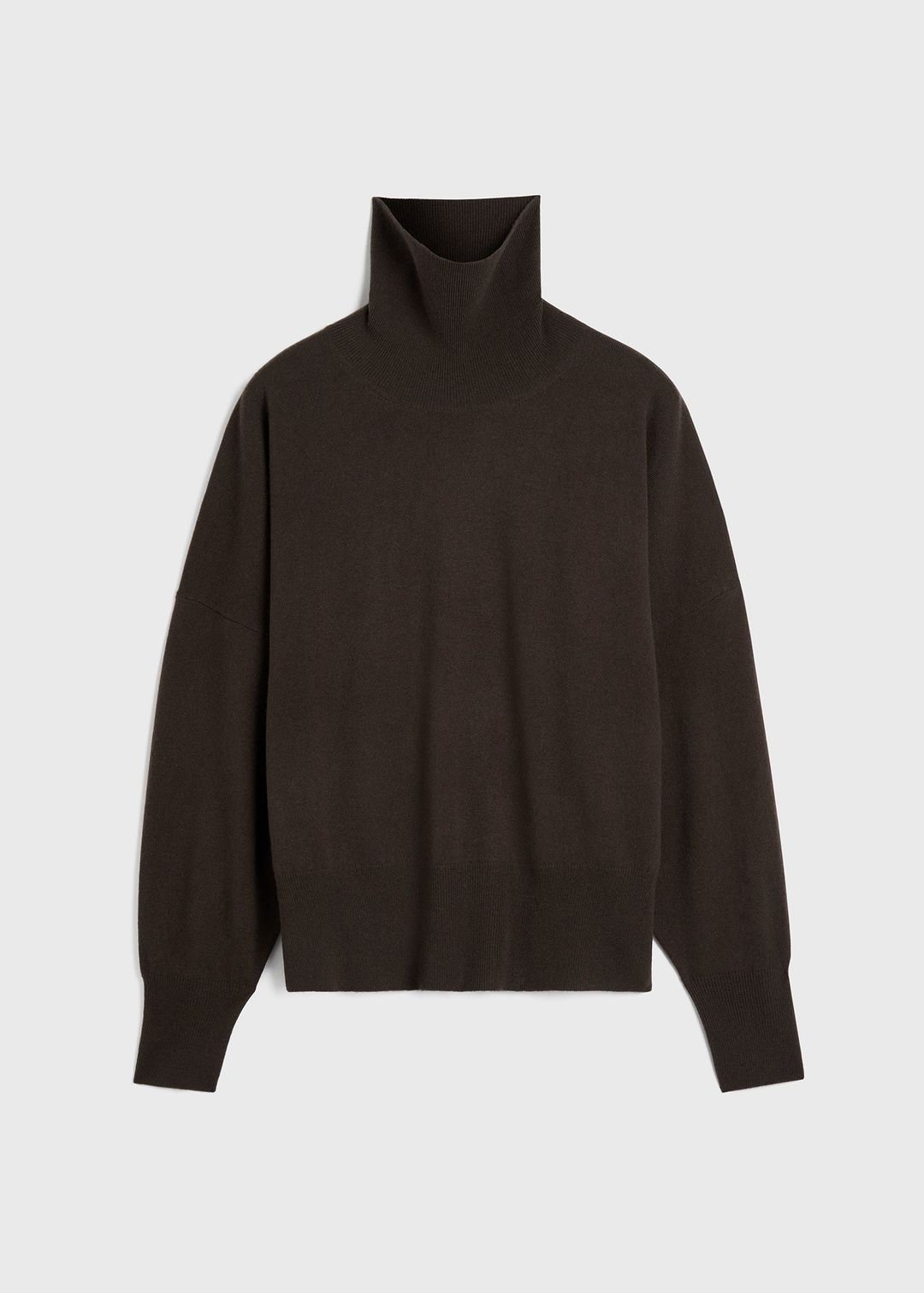 Cashmere turtleneck dark brown #5