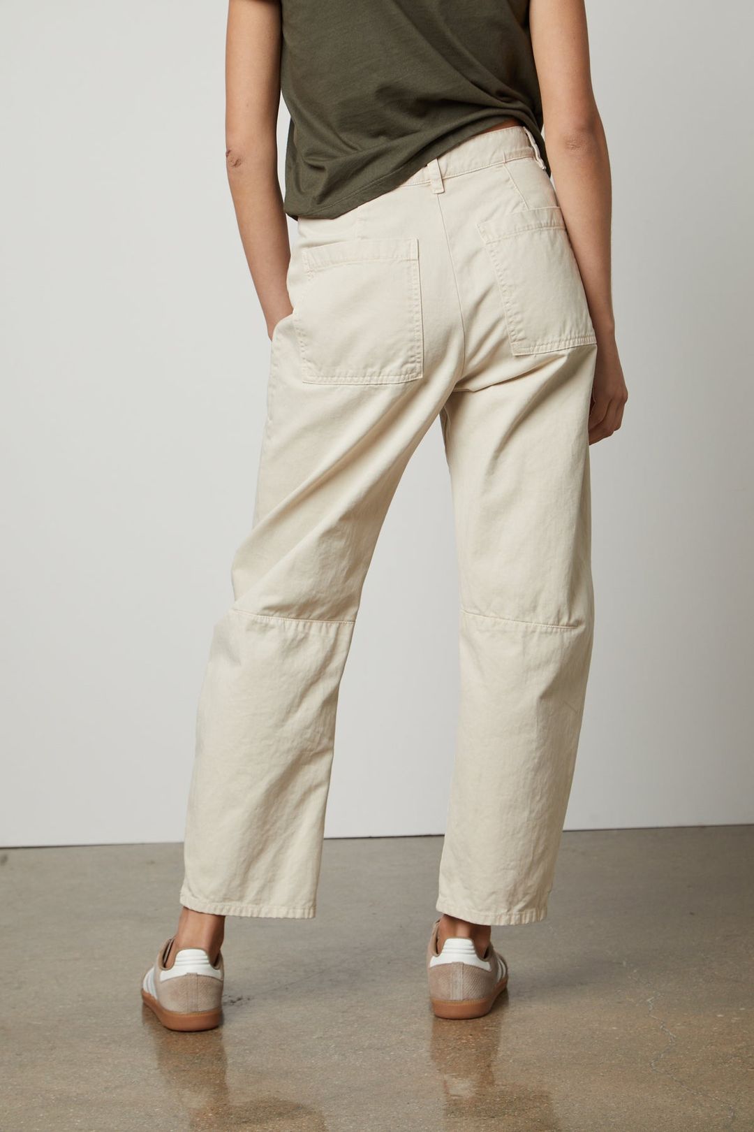 BRYLIE SANDED TWILL UTILITY PANT #19