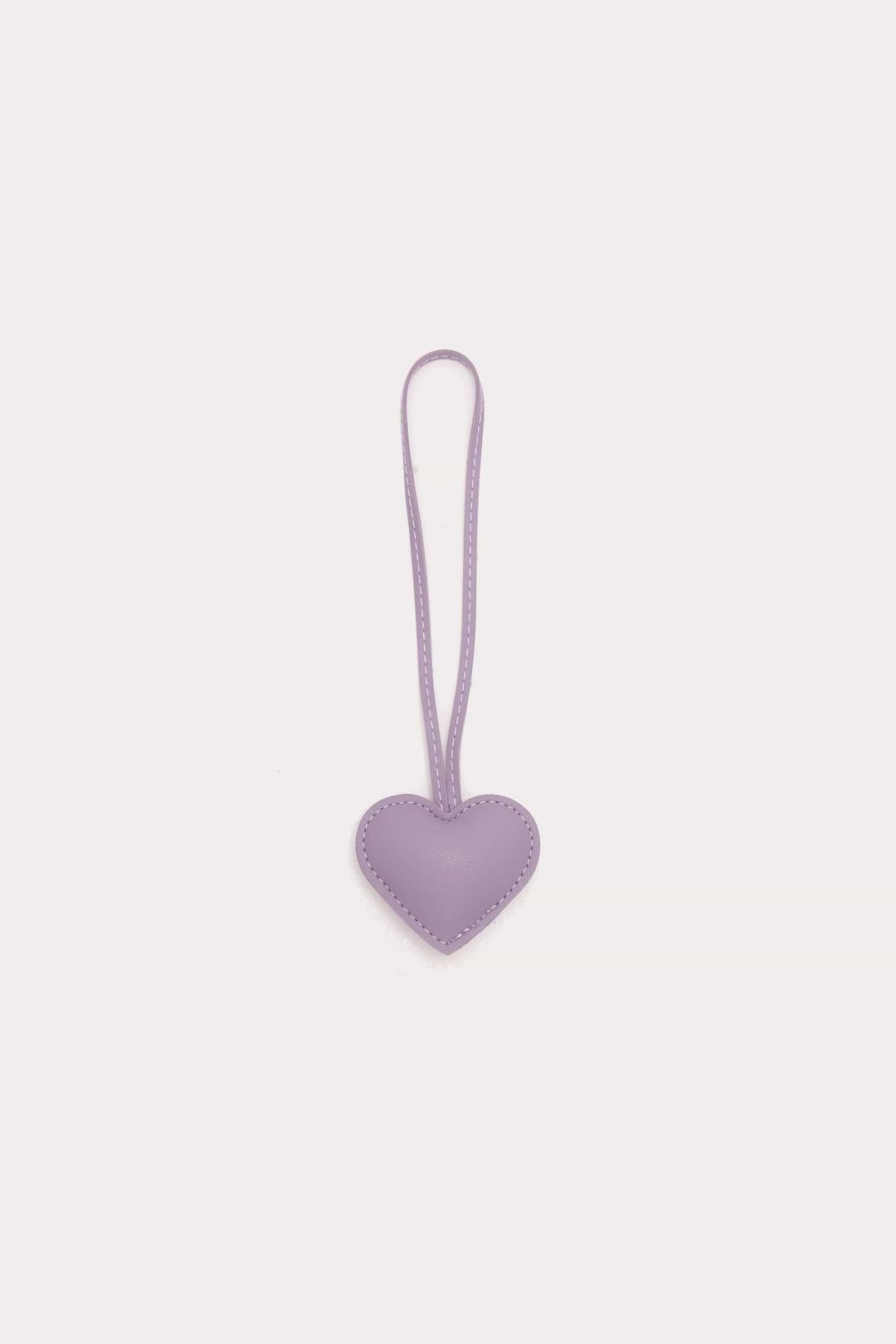 Puffed Heart Bag Charm #3