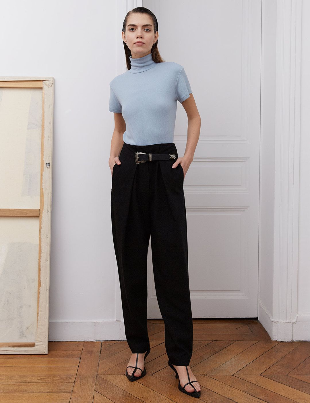 Luke Western Belt Pants #3