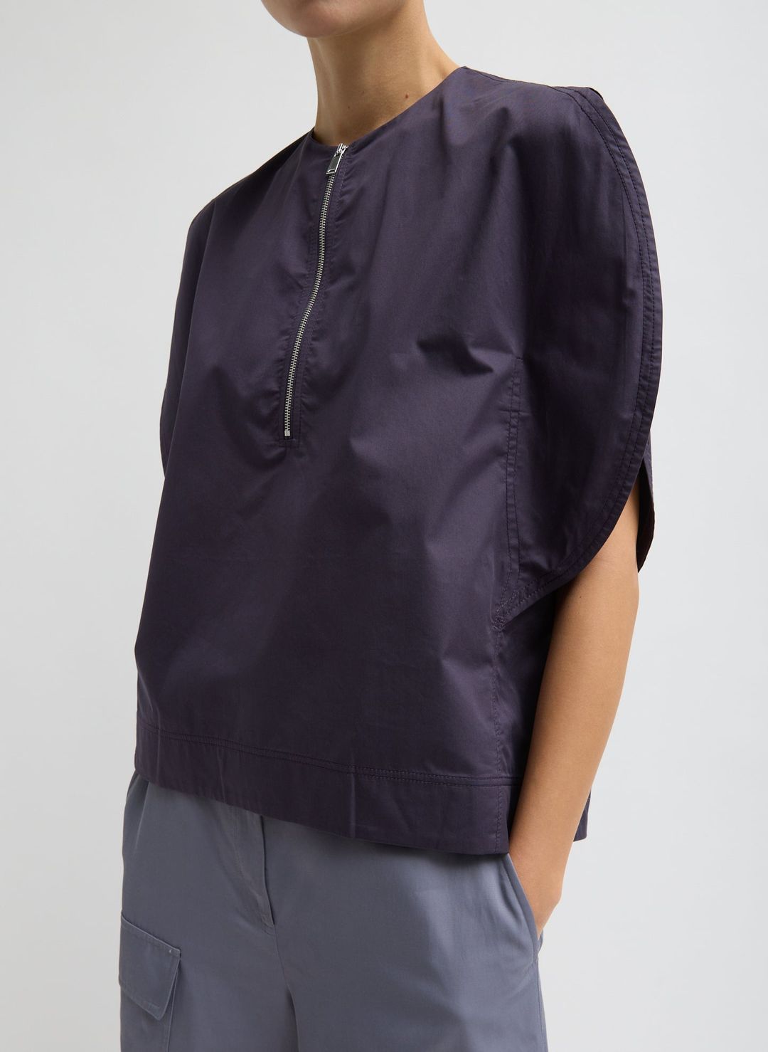 Eco Poplin Balloon Origami Top