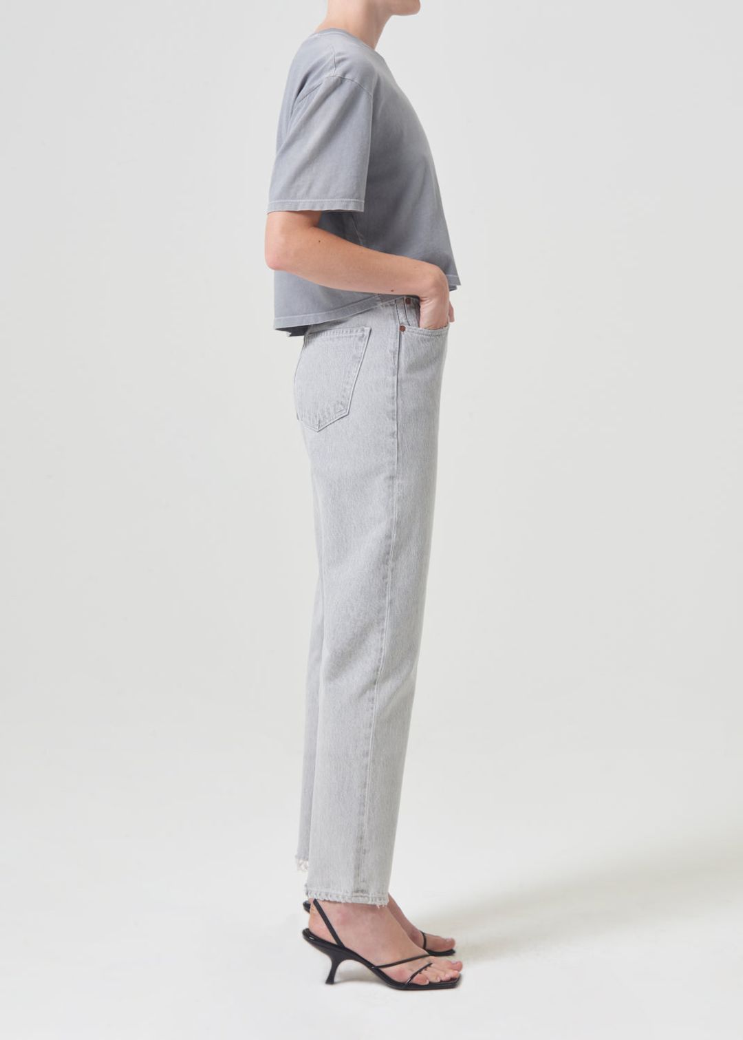 90's Pinch Waist High Rise Straight in Rain #3