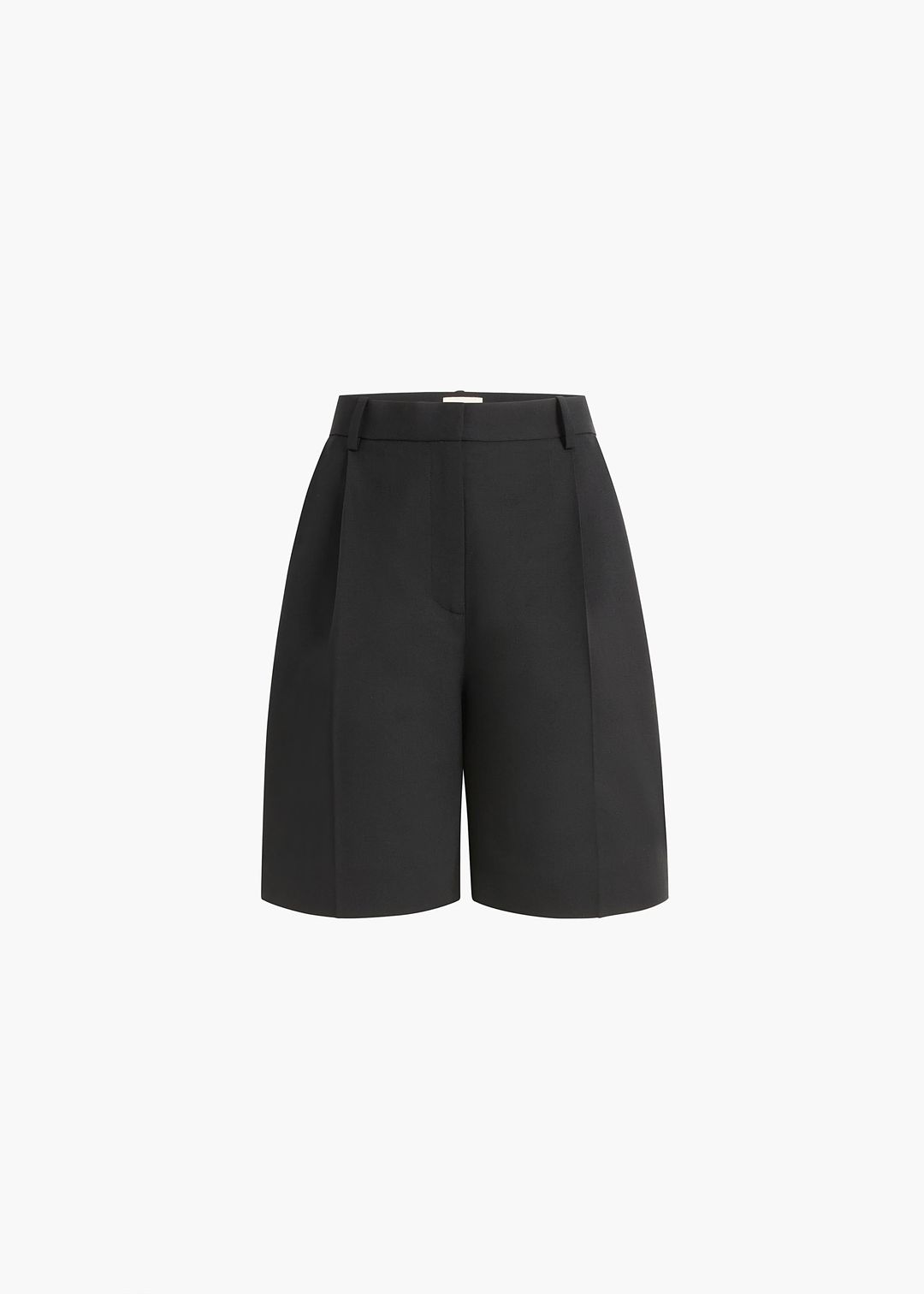 Auggie Short in Black Wool