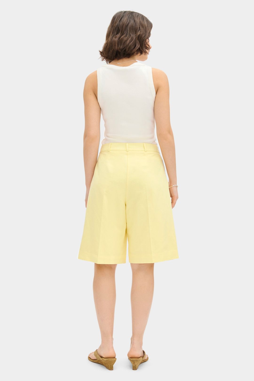 LB Blake Tailored Linen Bermuda Shorts #4