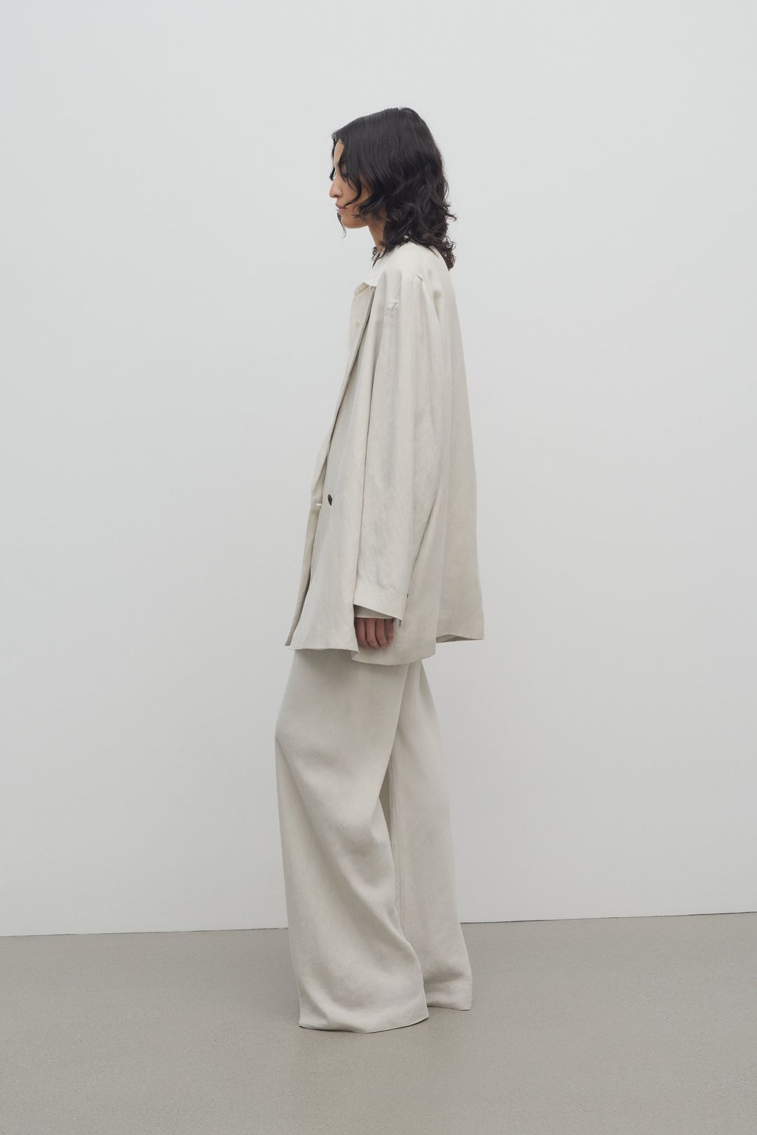 Gala Pant in Silk and Linen #4