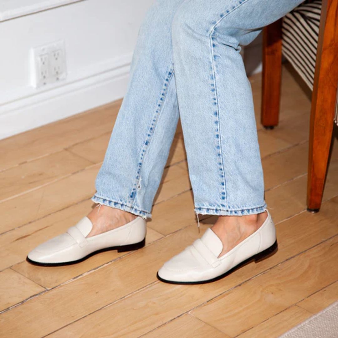 The Andie Loafer in White
