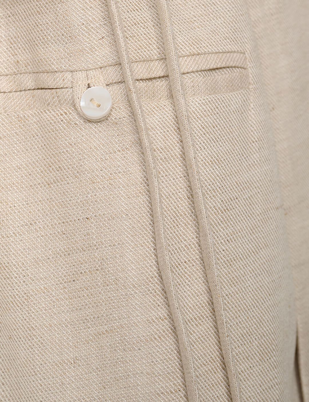 Oat Linen Wide Leg Pants #6