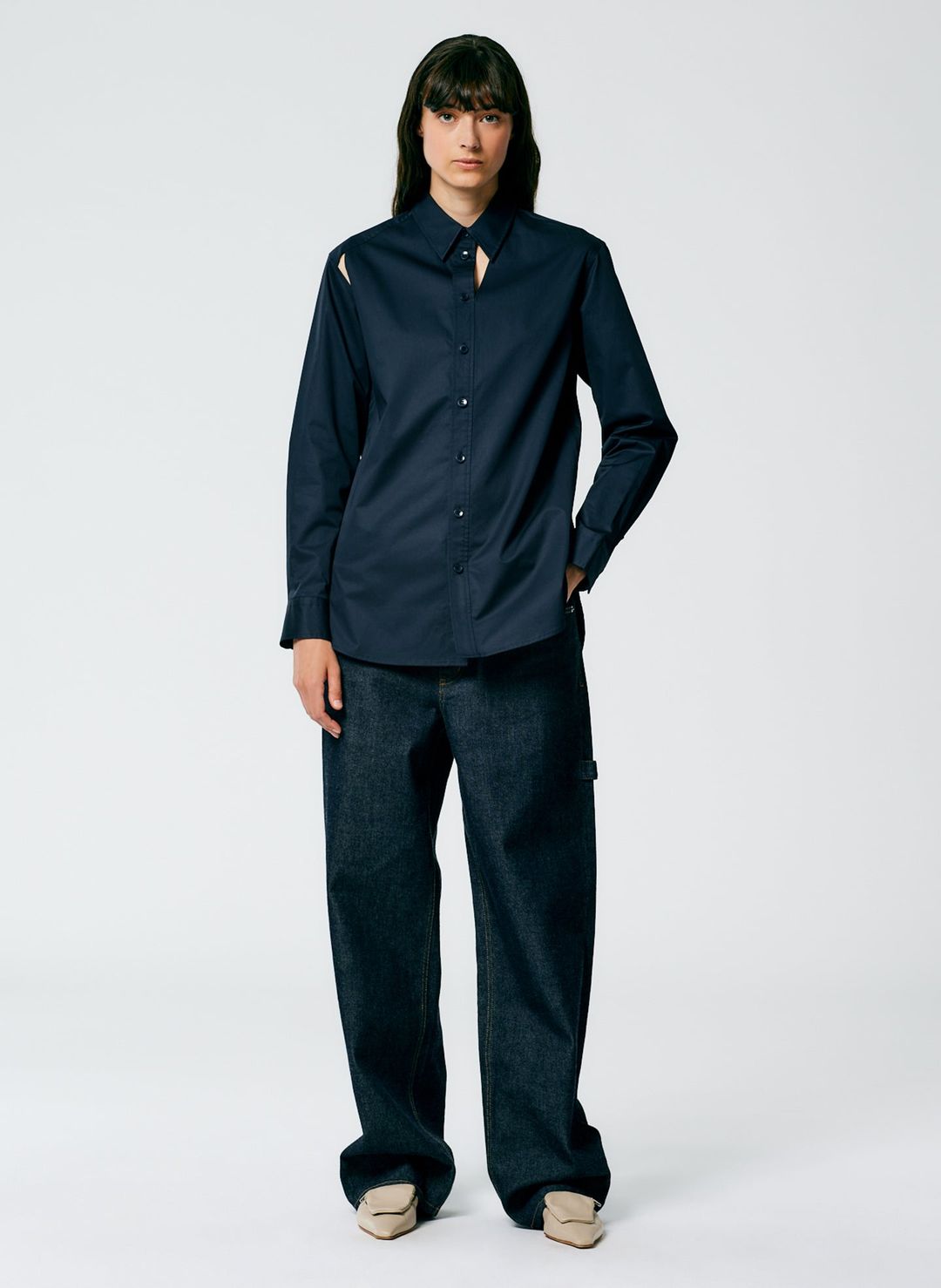 Eco Poplin Cut Out Charlie Shirt #8