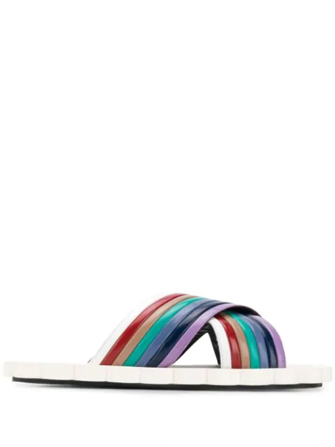 Rainbow Slides In White