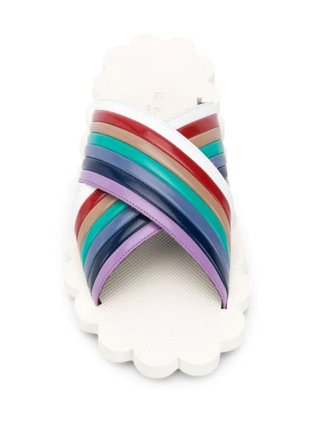 Rainbow Slides In White