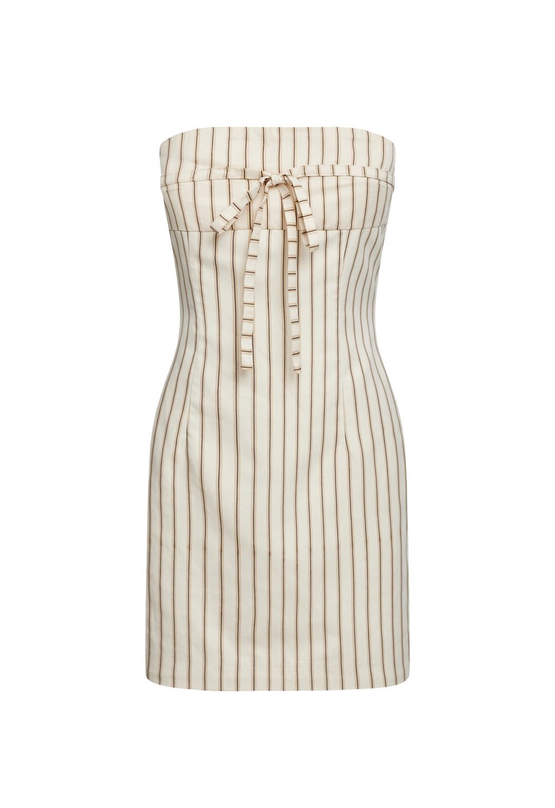 CLUB LIONESS MINI DRESS - CREAM STRIPE #6