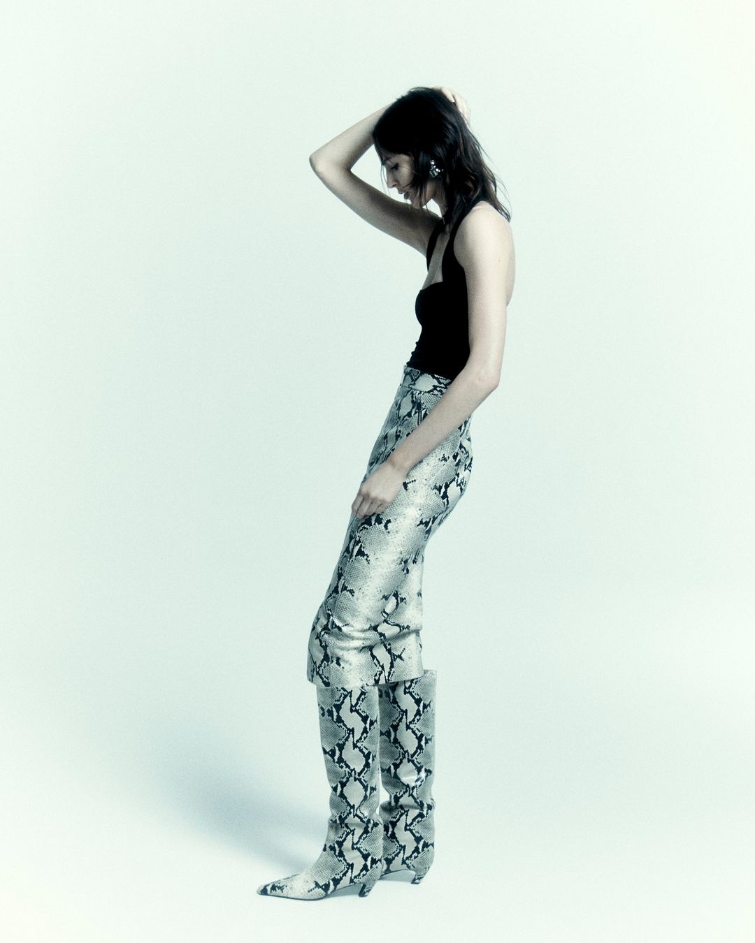 The Sola Bodysuit in Black #6