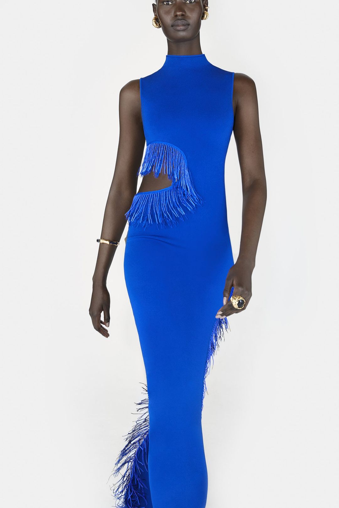 Beaded Nova Dress - Ocean #4