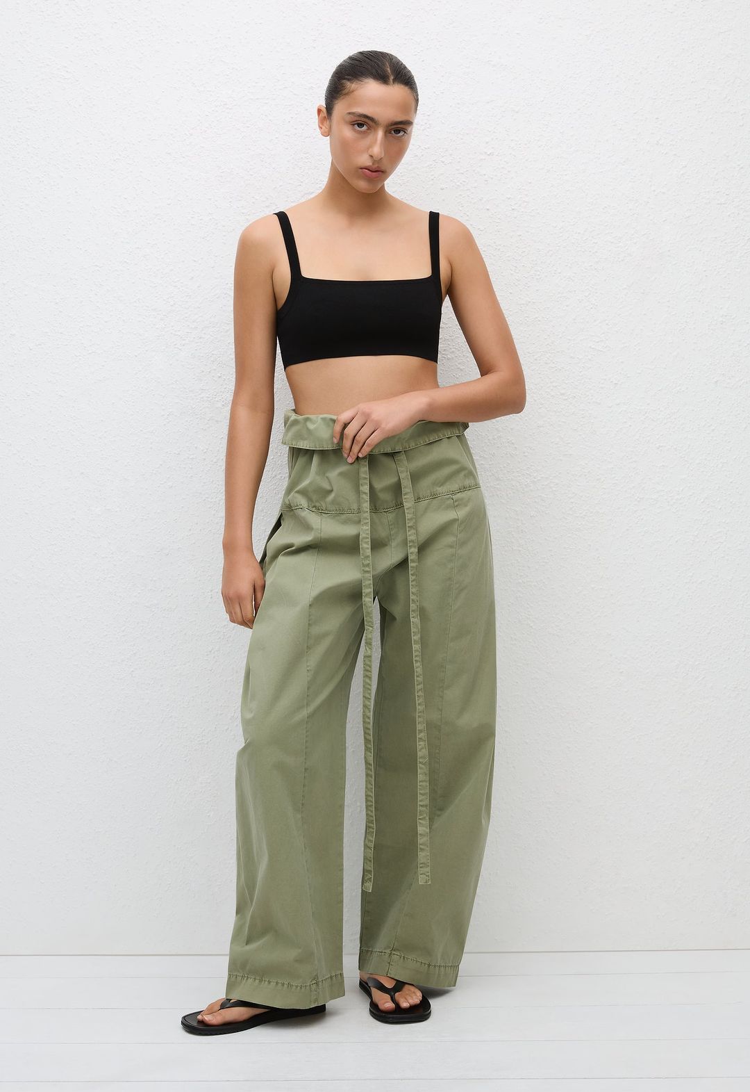 Fisherman Drawcord Pant - Oregano