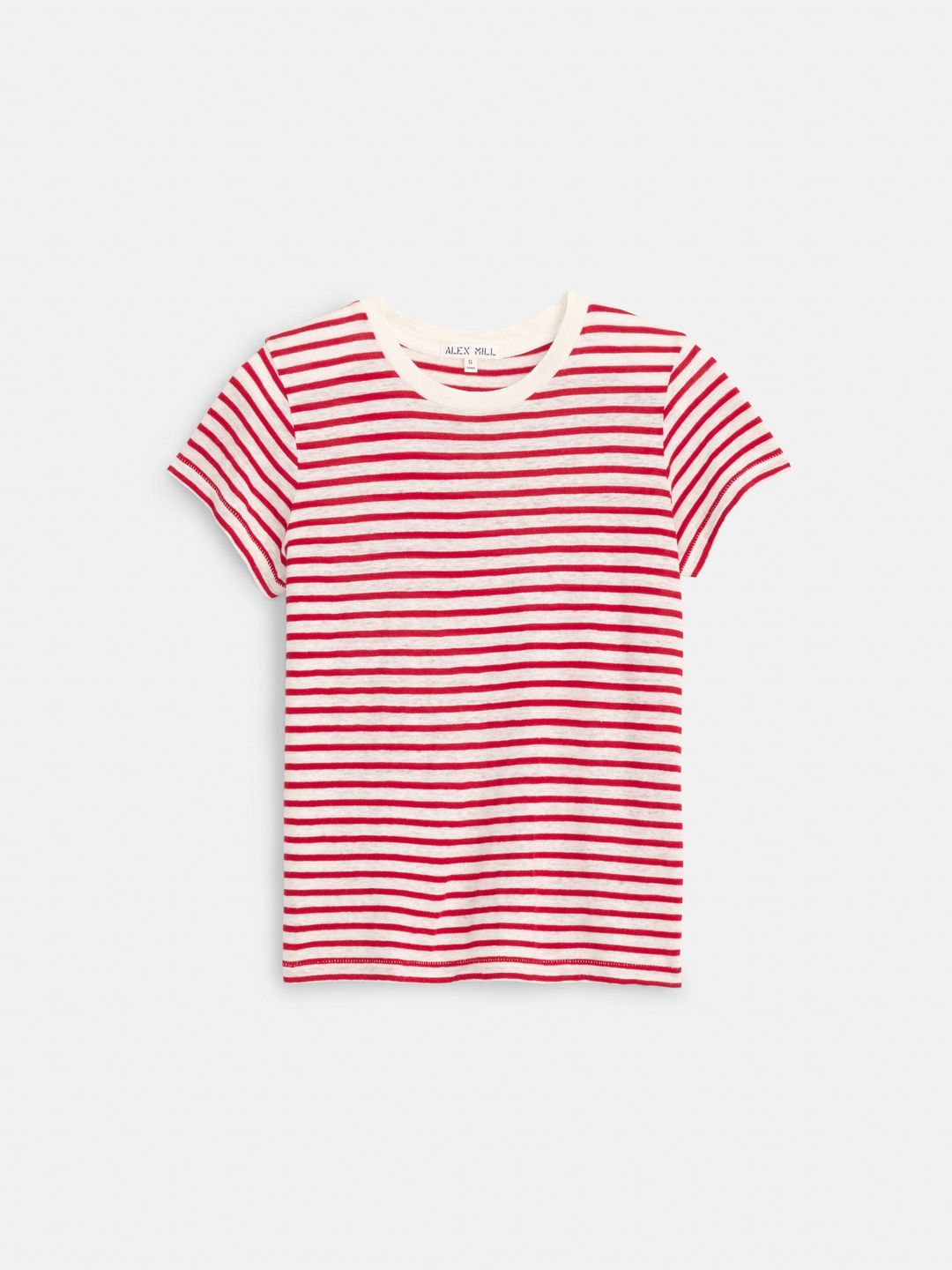 Prospect Striped Tee in Linen
