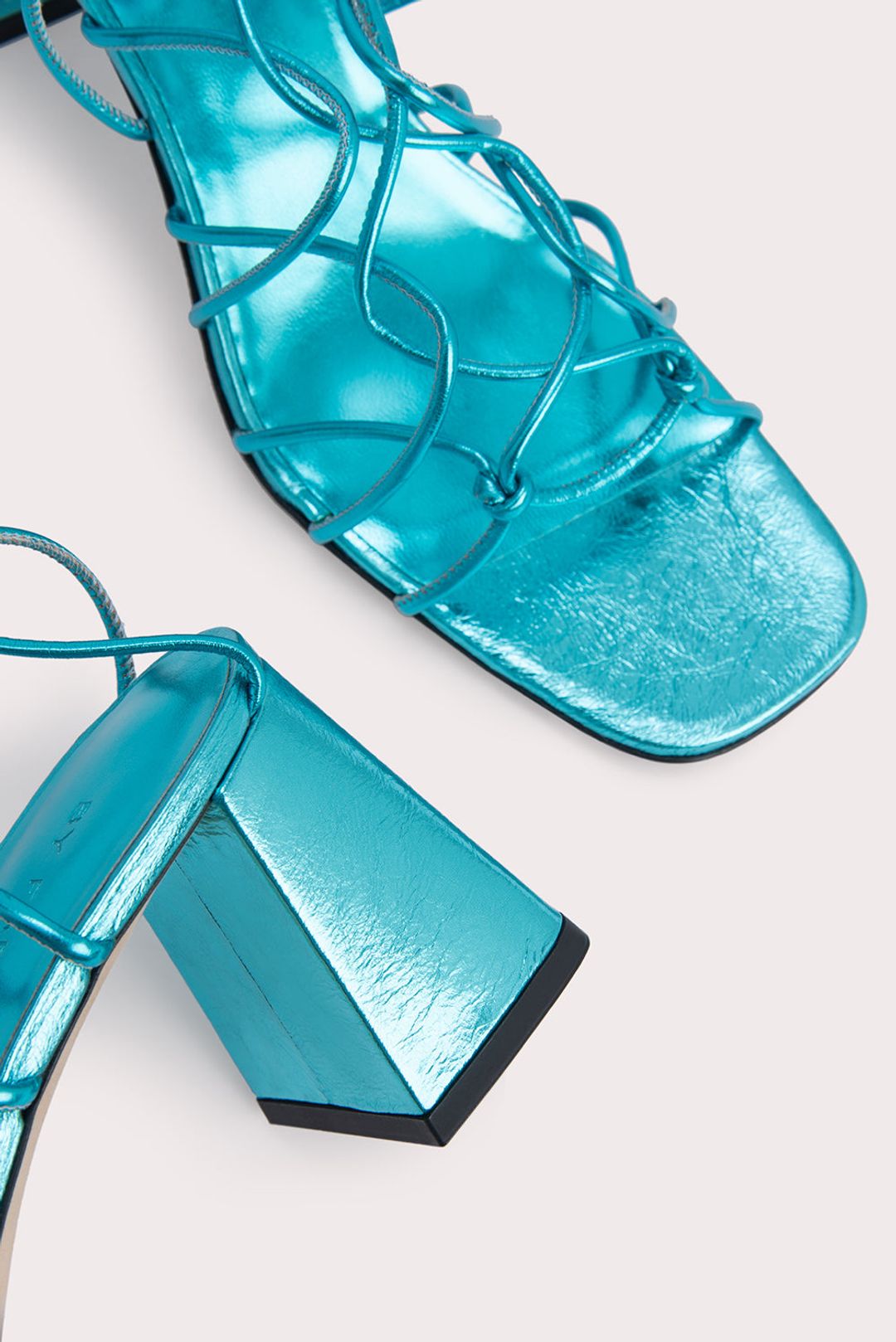 Alexander Aquamarine Metallic Leather #4