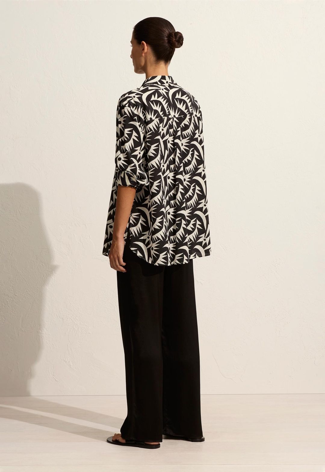 Long Sleeve Silk Shirt Palmetto #5