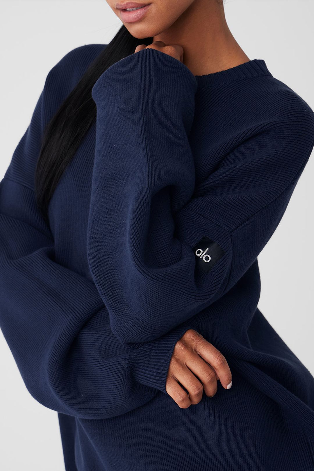 Scholar Crew Neck Sweater - Navy #4