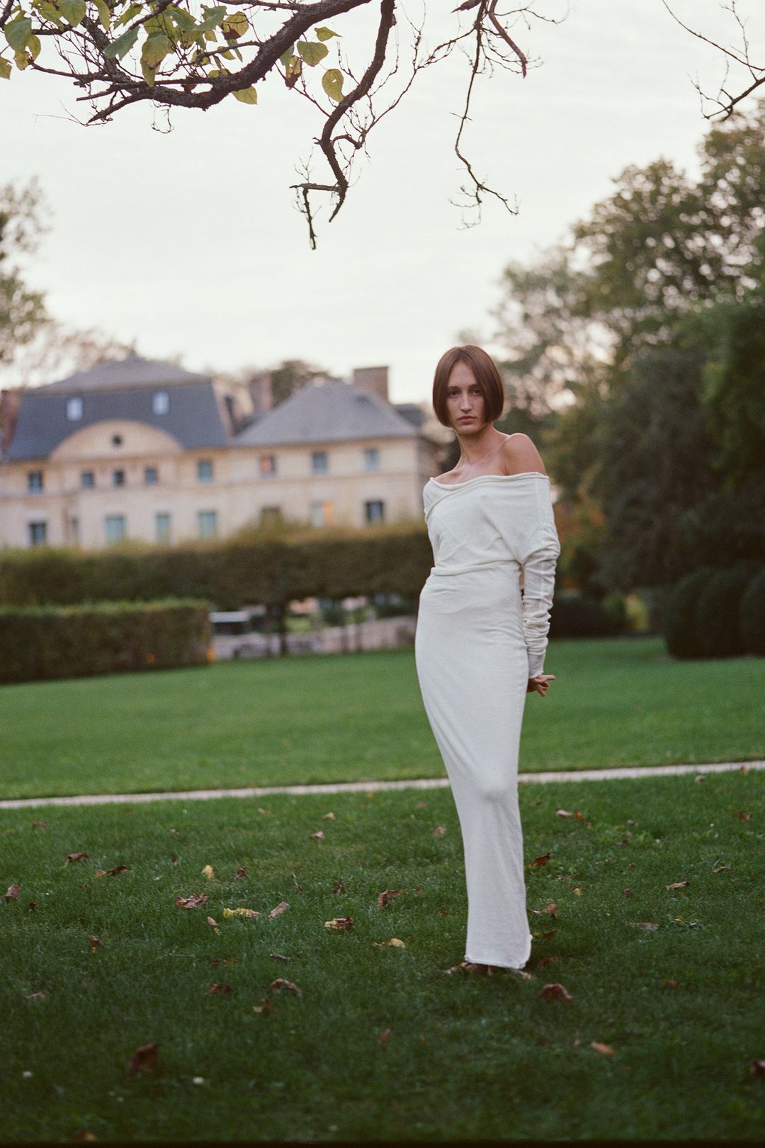 Cotton Cashmere Long Sleeve Glove Dress #12