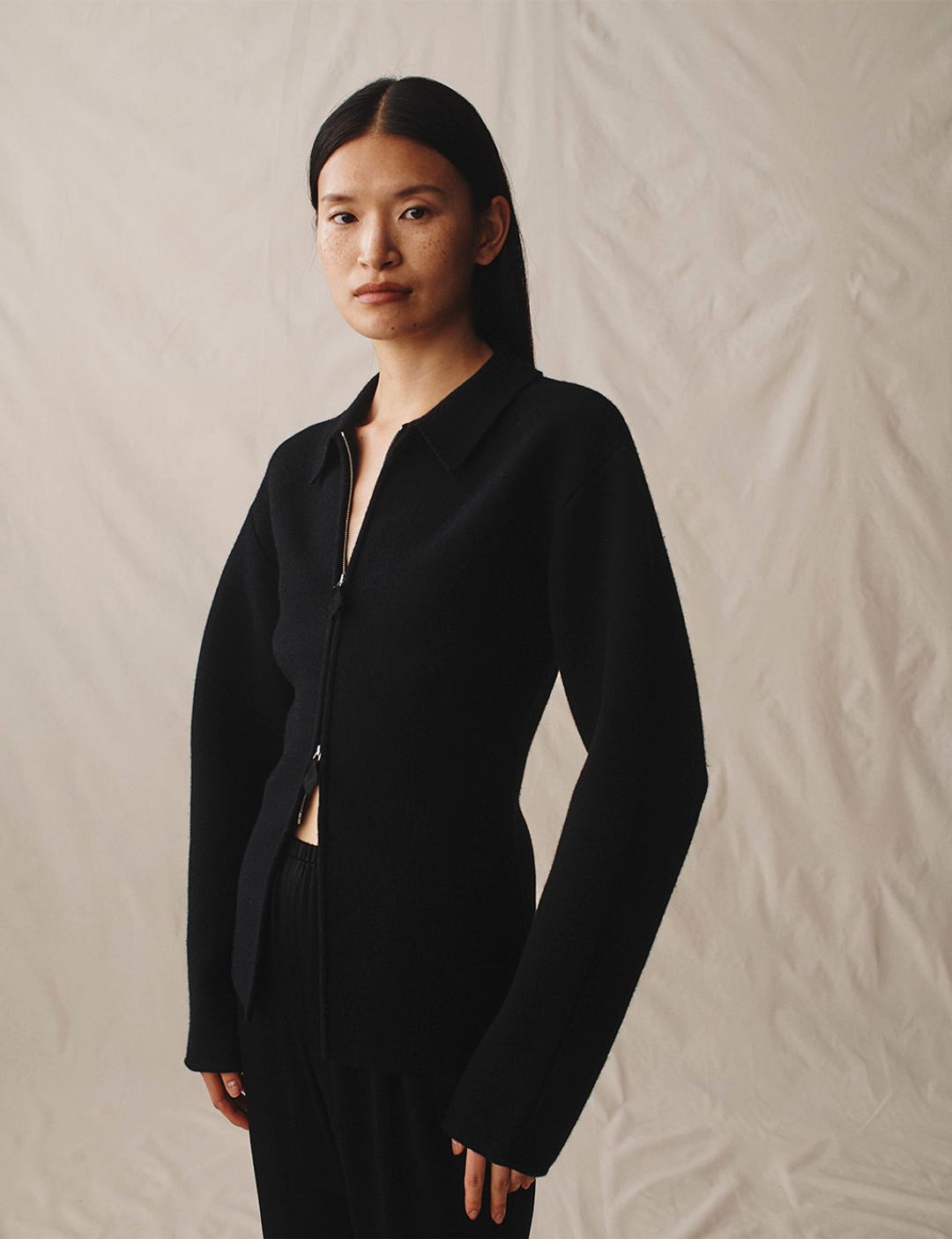 The Sculpted Zip Jacket