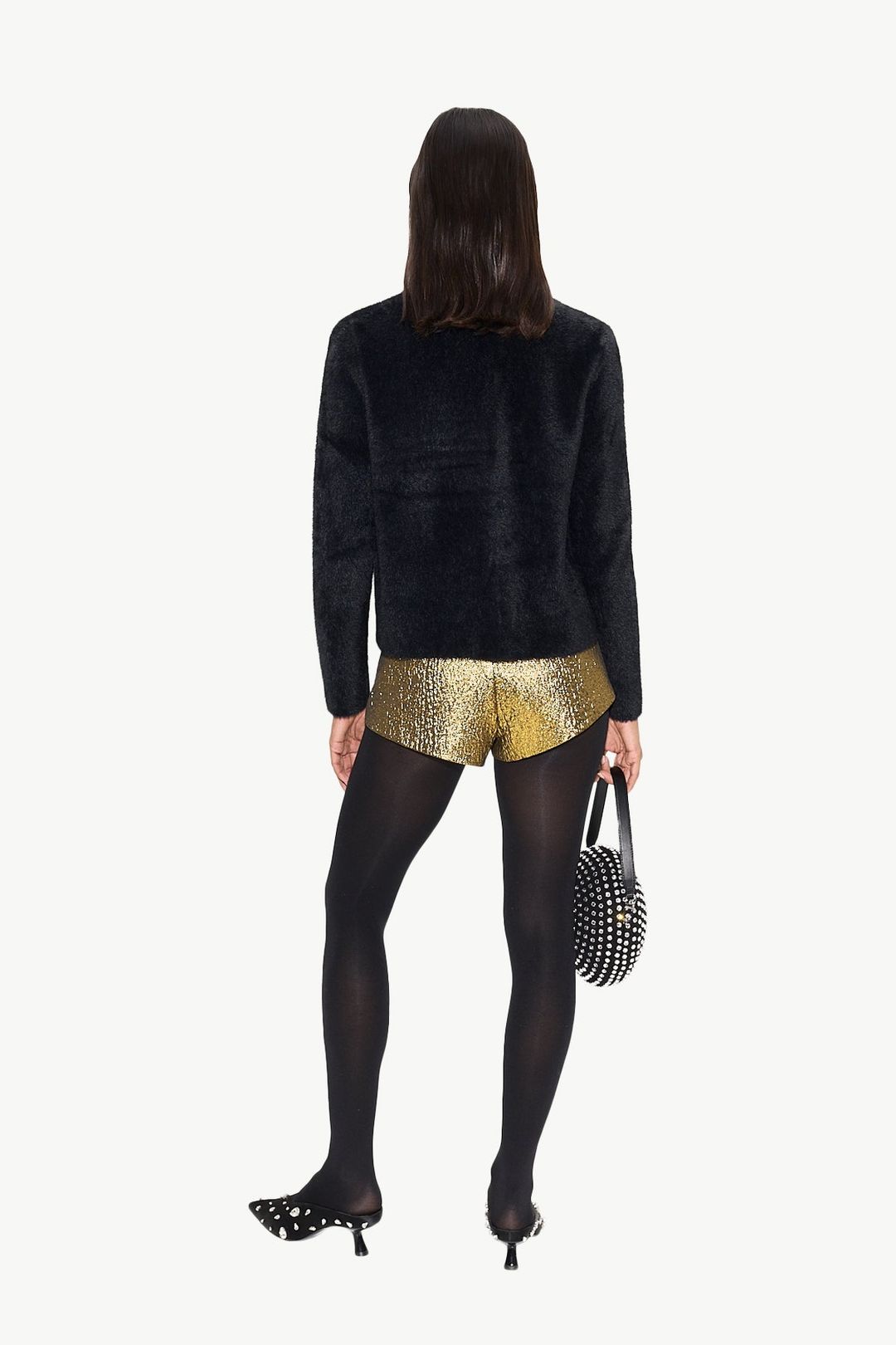 Fleur Metallic Shorts In Star Gold #4