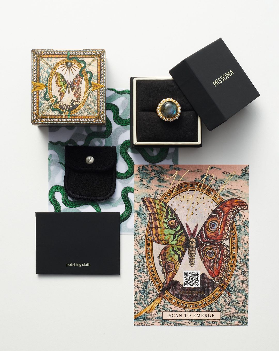 Harris Reed Coiled Serpent Ring | 18ct Gold Plated #5