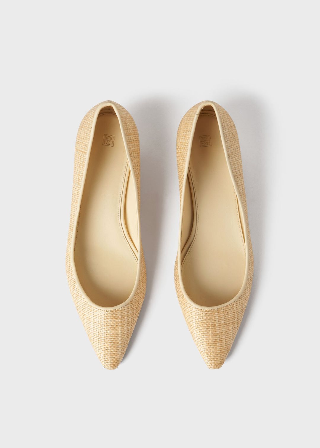 The Raffia Pump light beige #3