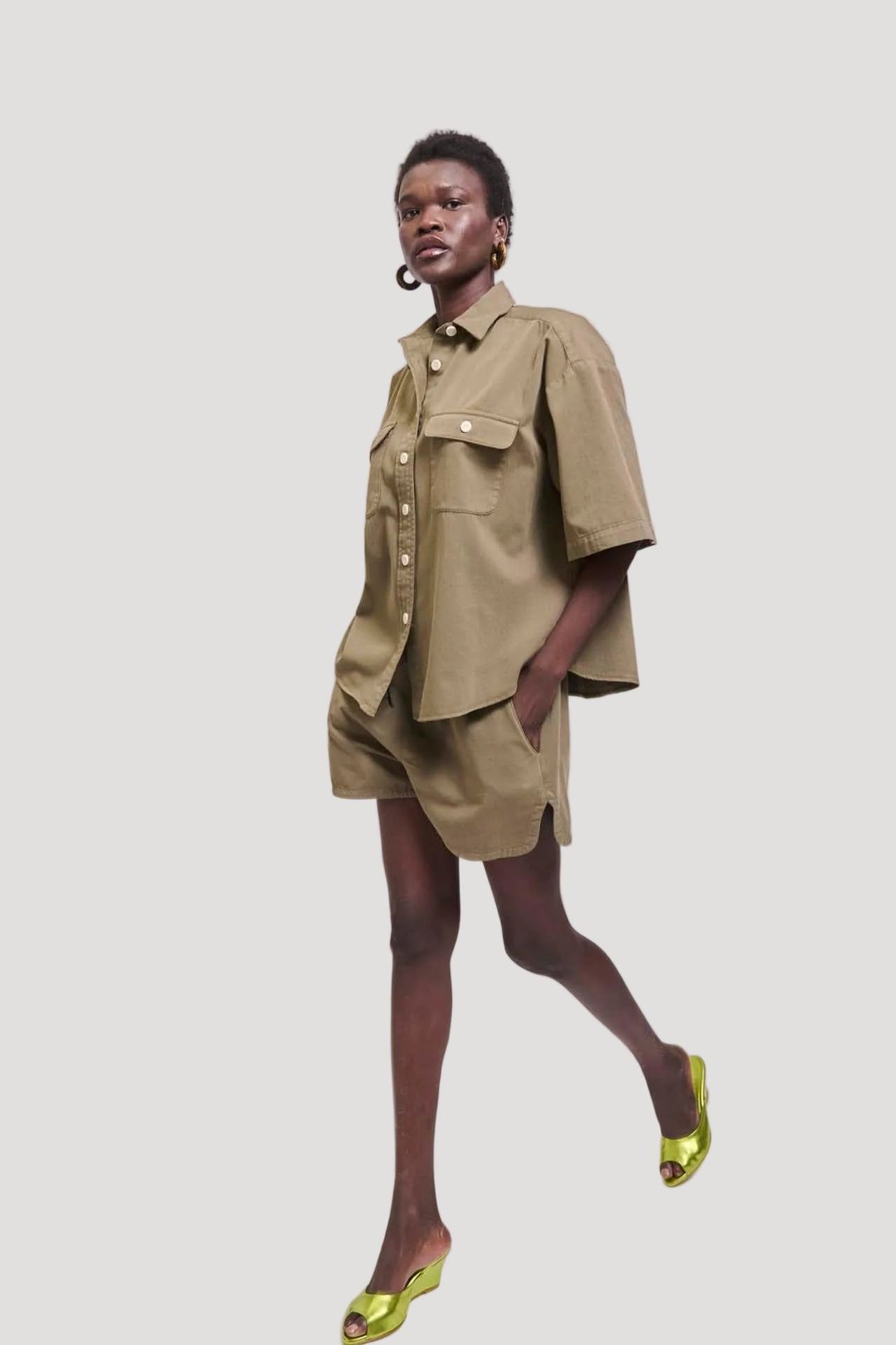 The Track Short in Loden