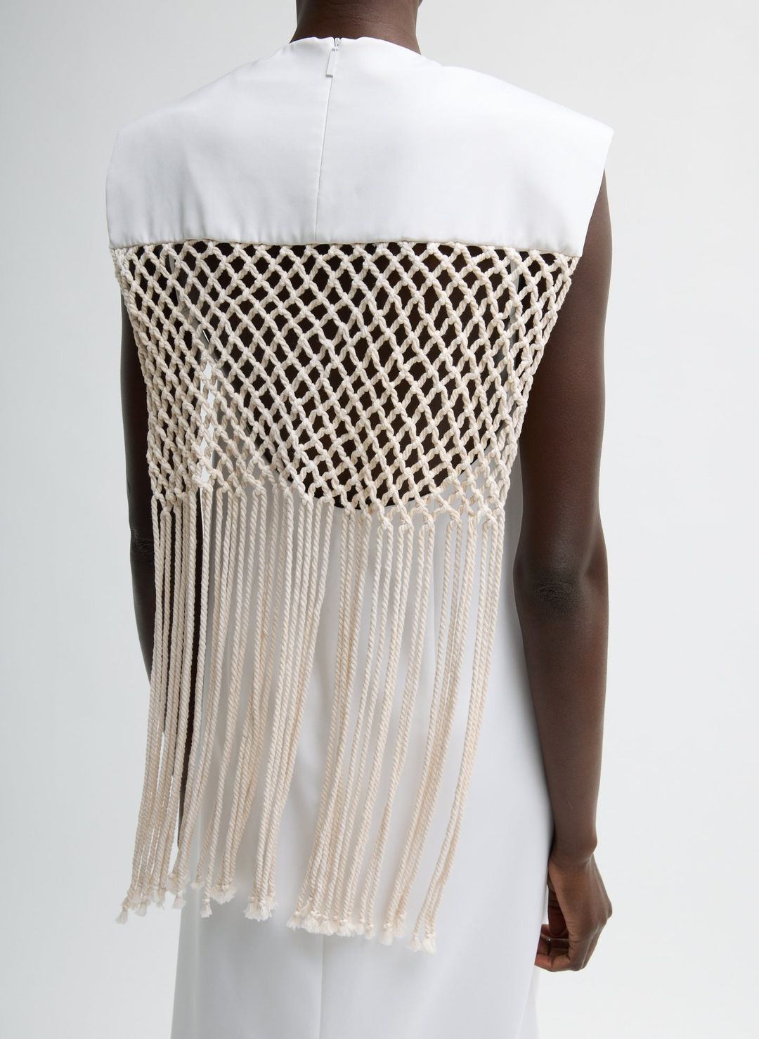 Stretch Silk Nylon Macrame Dress #6