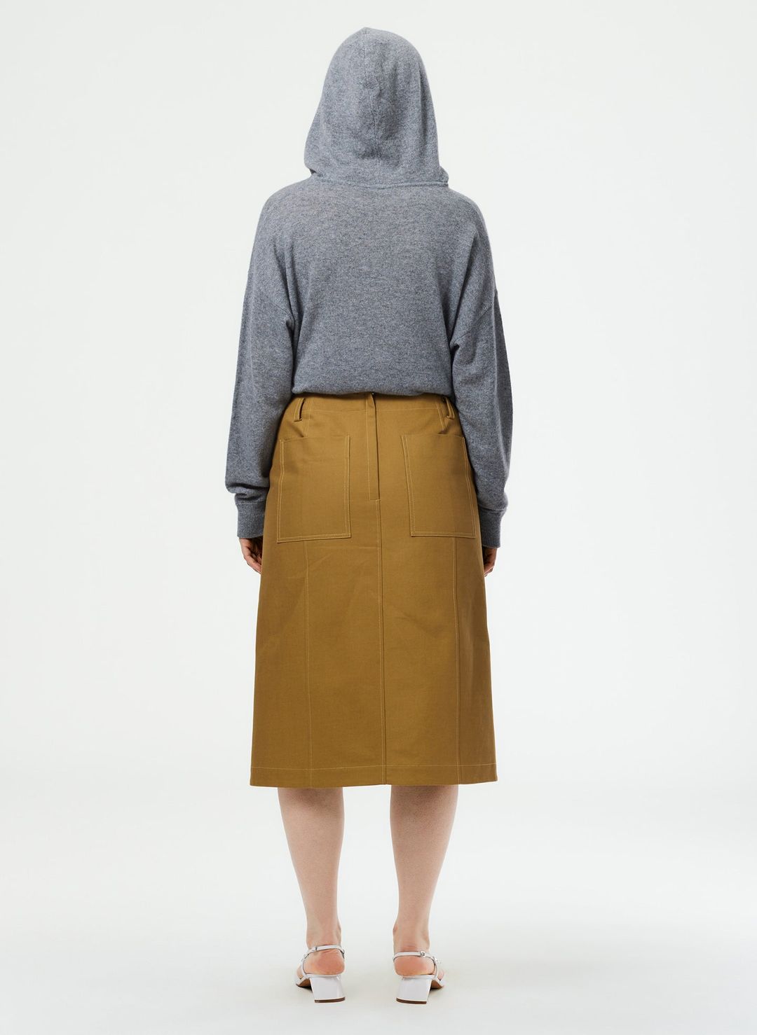 Sculpted Cotton Pitched Skirt #4
