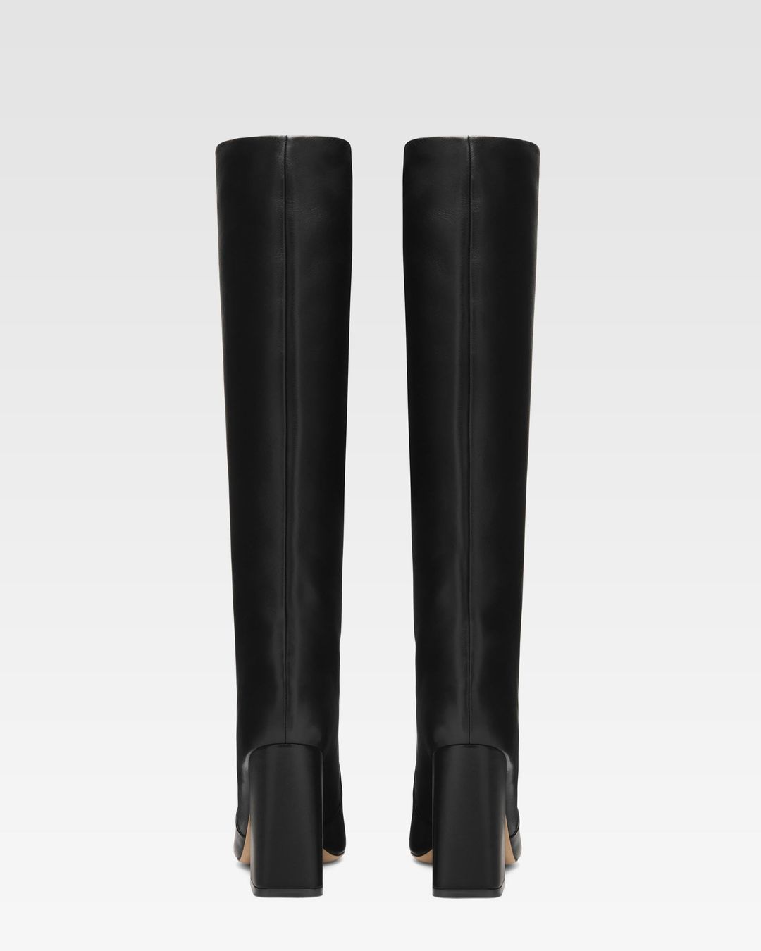 Black nappa leather boots #4