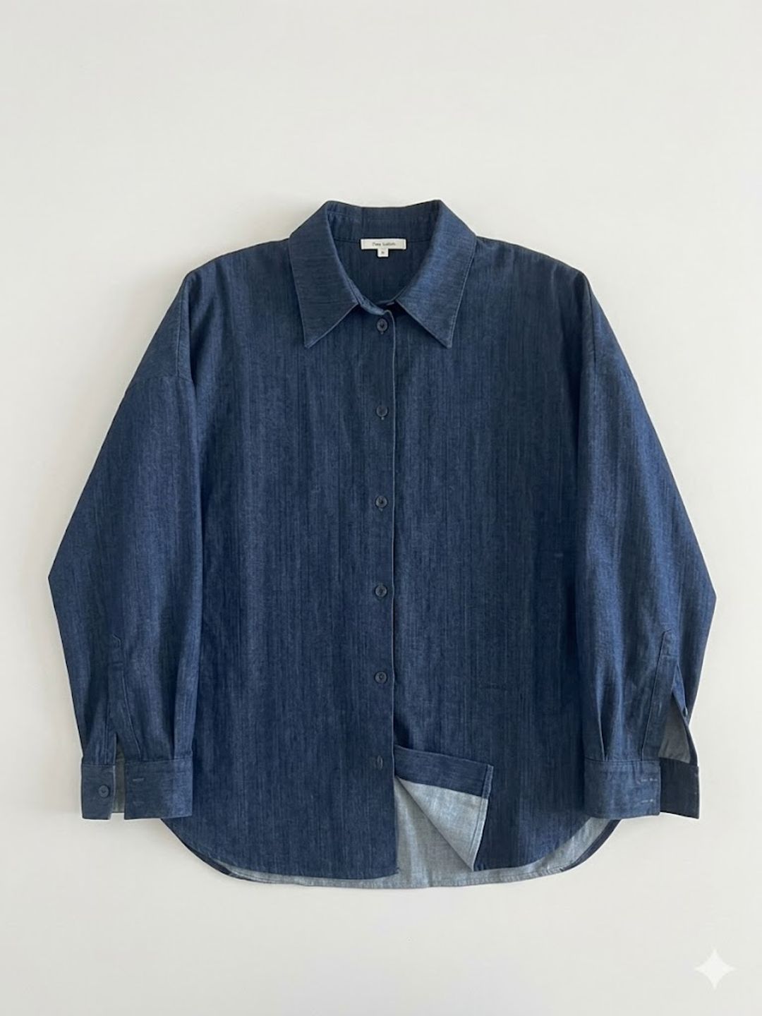 Summer Denim Relaxed Shirt Indigo