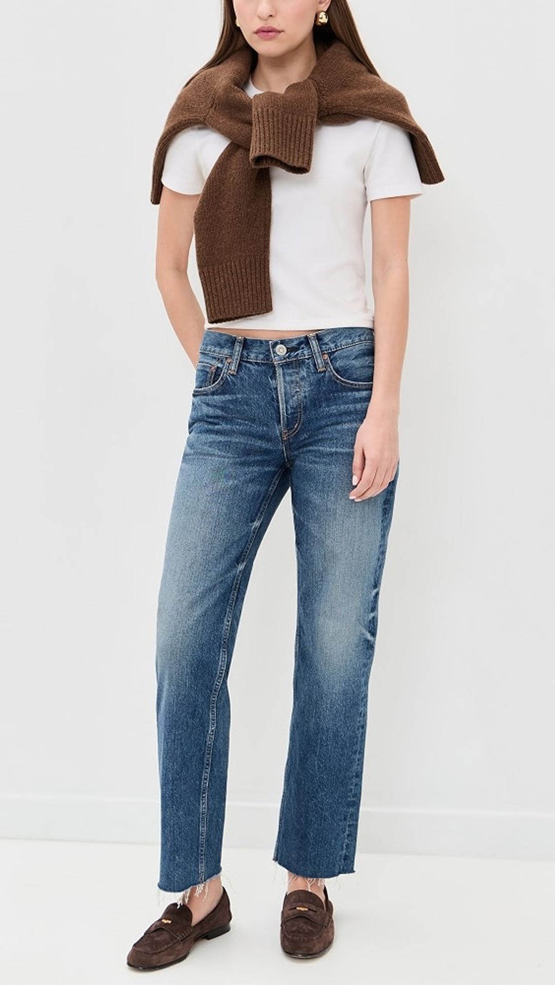 Needham Faded Straight-leg Jeans #4