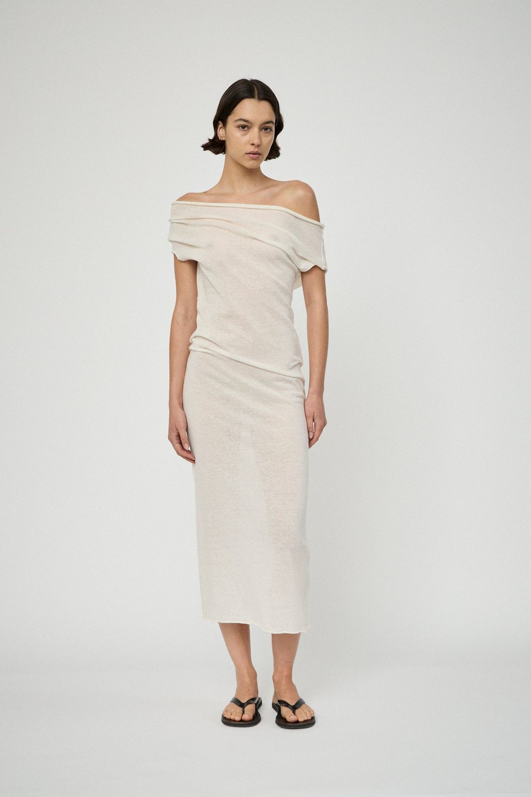 Cotton Cashmere Glove Dress