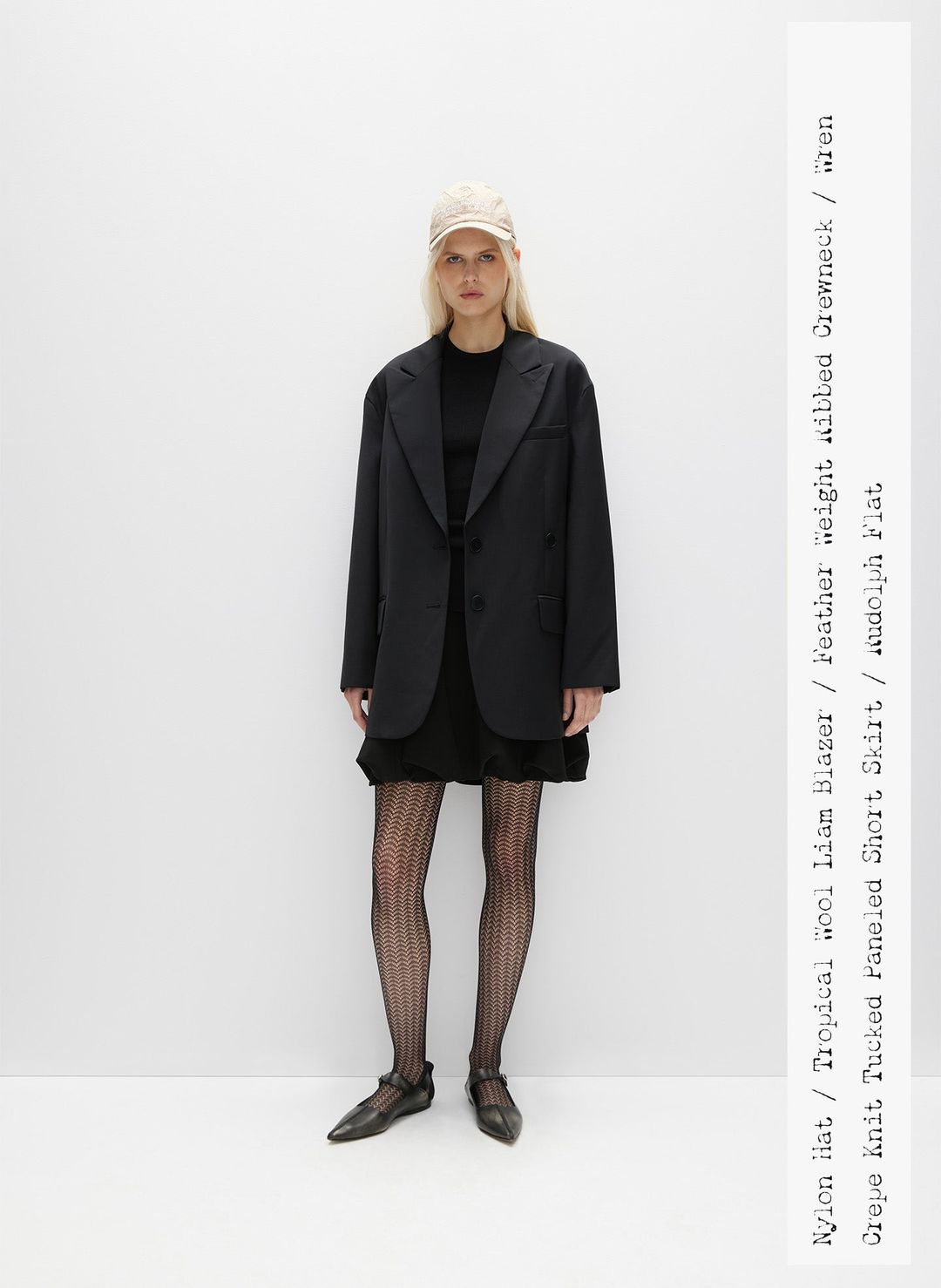 Wren Crepe Knit Short Tucked Skirt #3