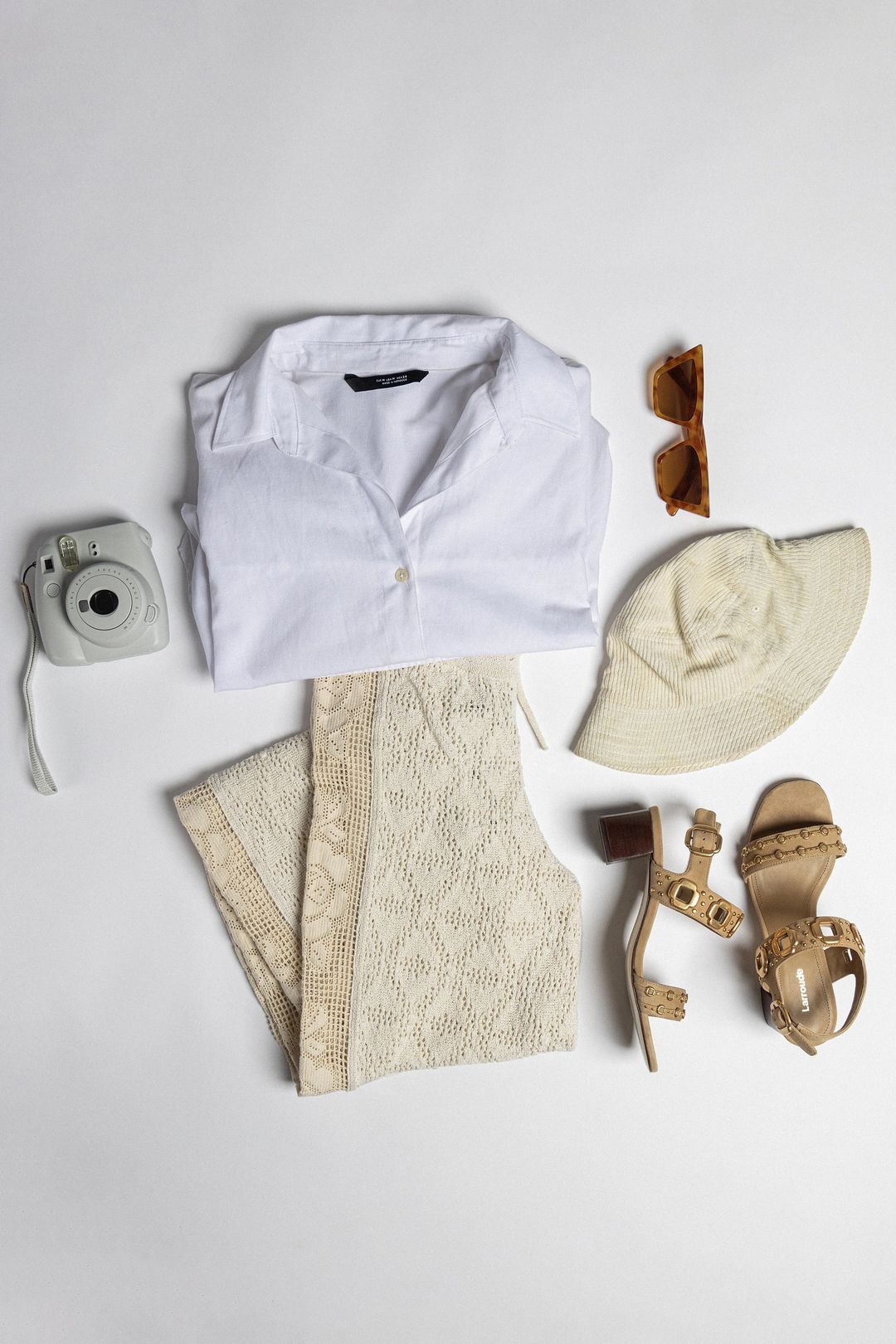 Milan Studs Block Sandal In Peanut Suede #6