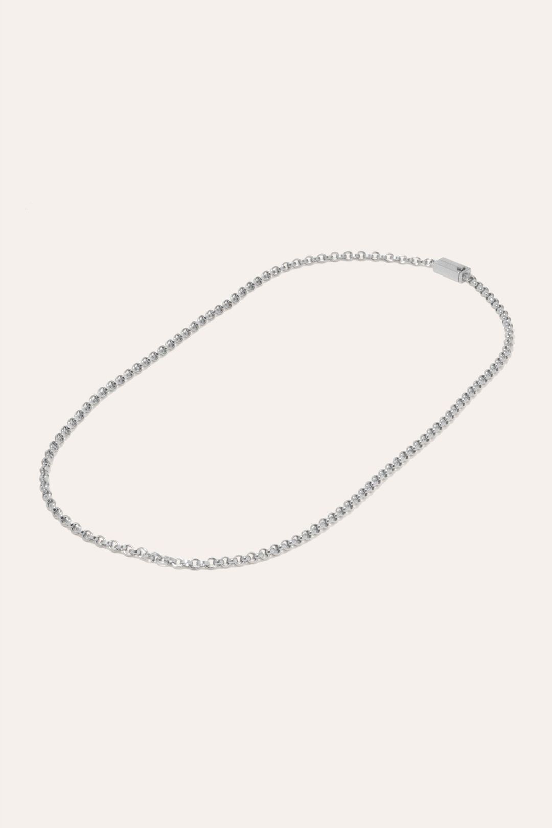 H21 - Platinum Plated Sterling Silver Necklace #3