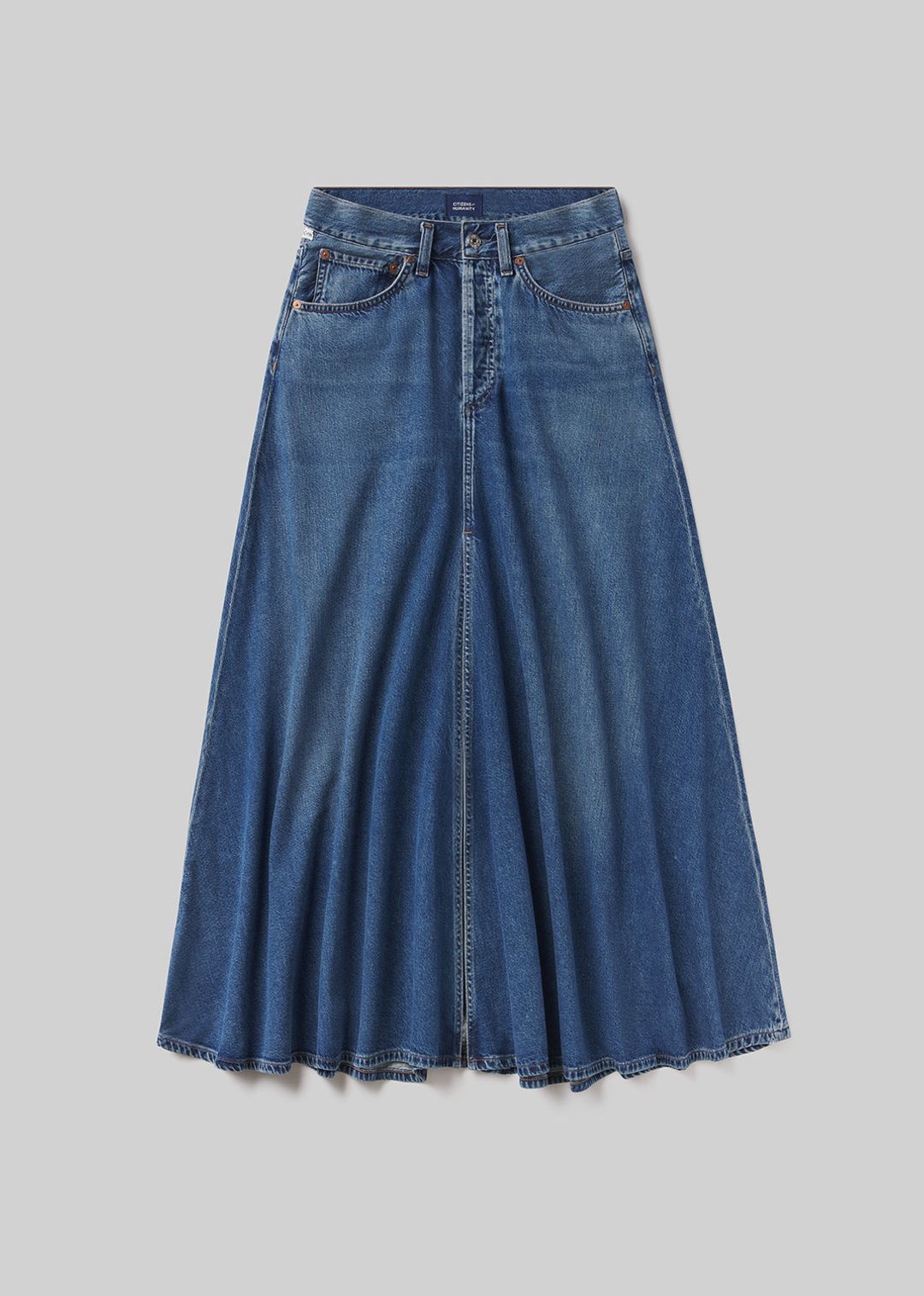 Fluid Maxi Skirt in Beacon #6
