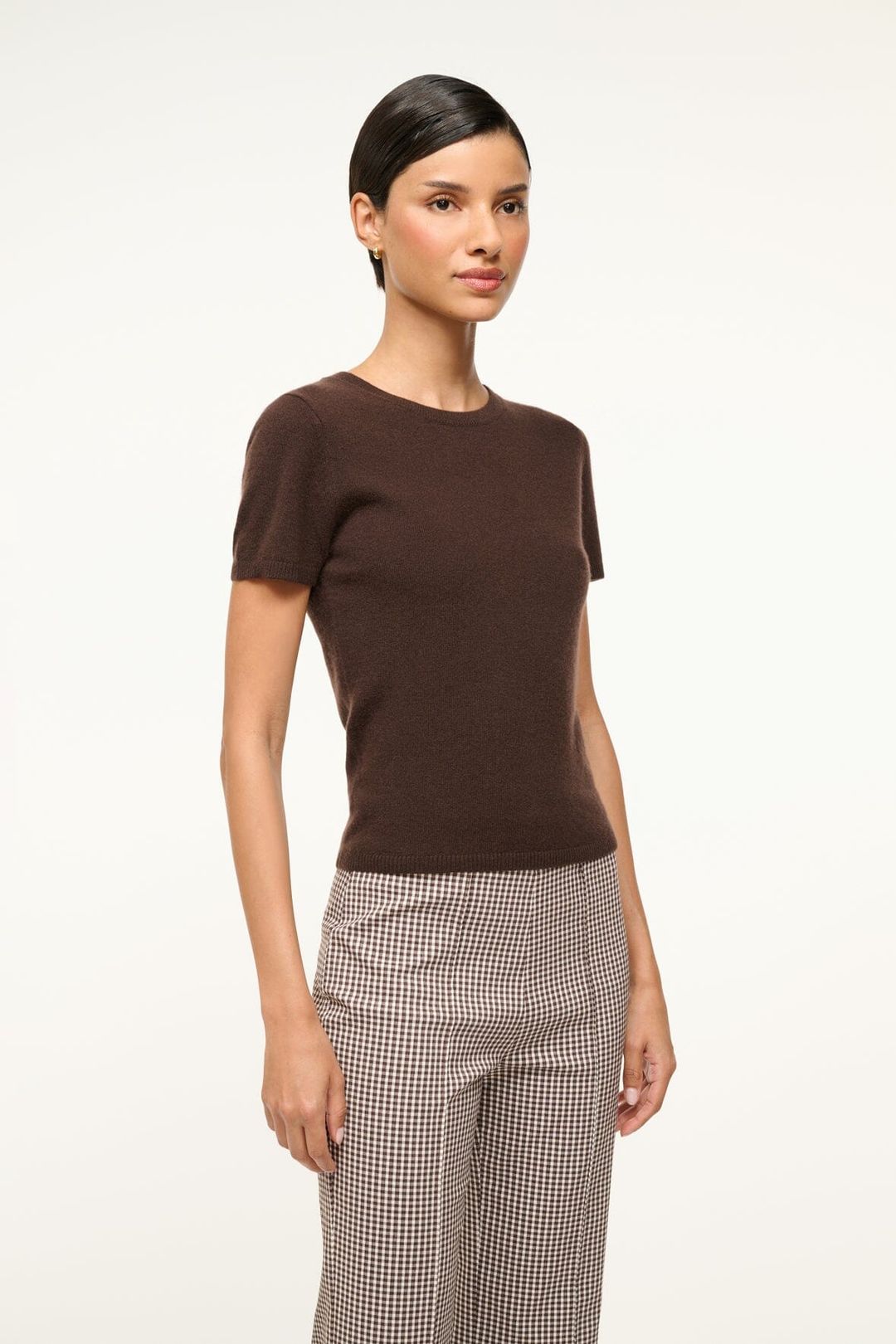 EASY CASHMERE TEE | DARK CHOCOLATE #3