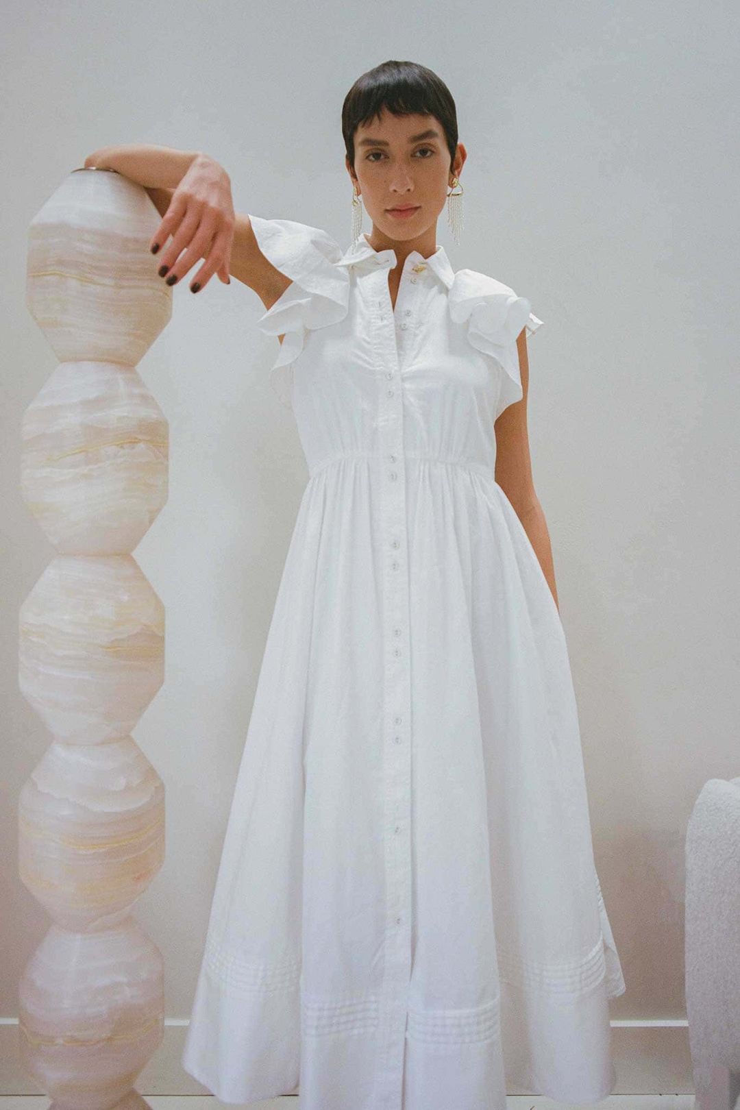 Kindred Frill Midi Dress